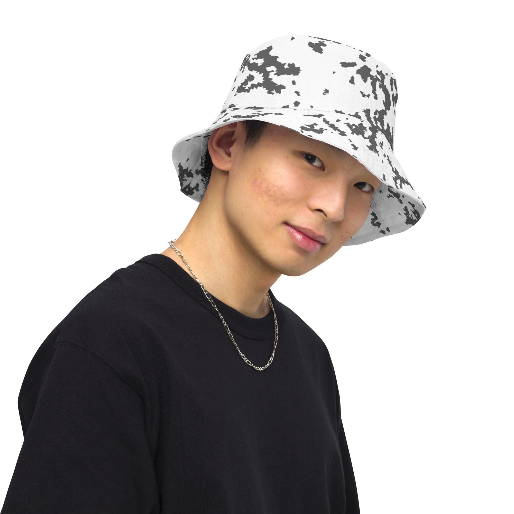 Finnish Lumikuvio Snow CAMO Reversible Bucket Hat - Image 10