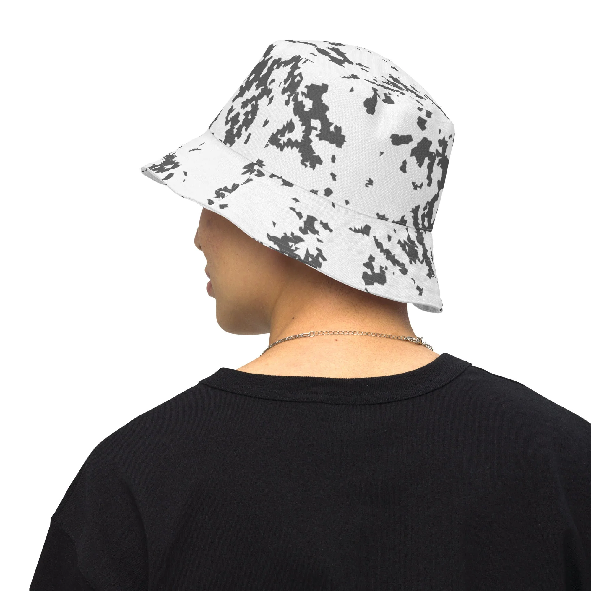 Finnish Lumikuvio Snow CAMO Reversible Bucket Hat - Image 11