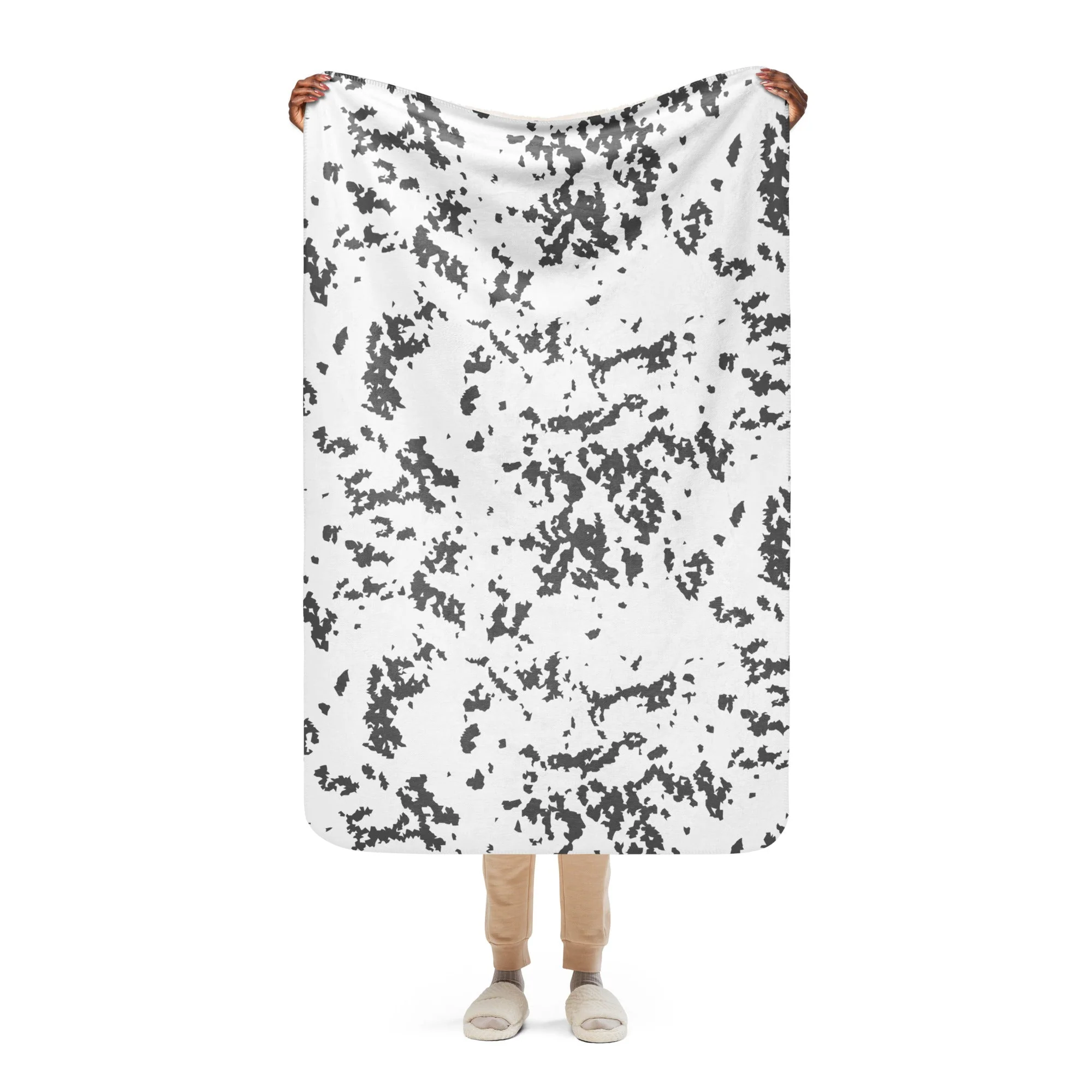 Finnish Lumikuvio Snow CAMO Sherpa Blanket - Image 11
