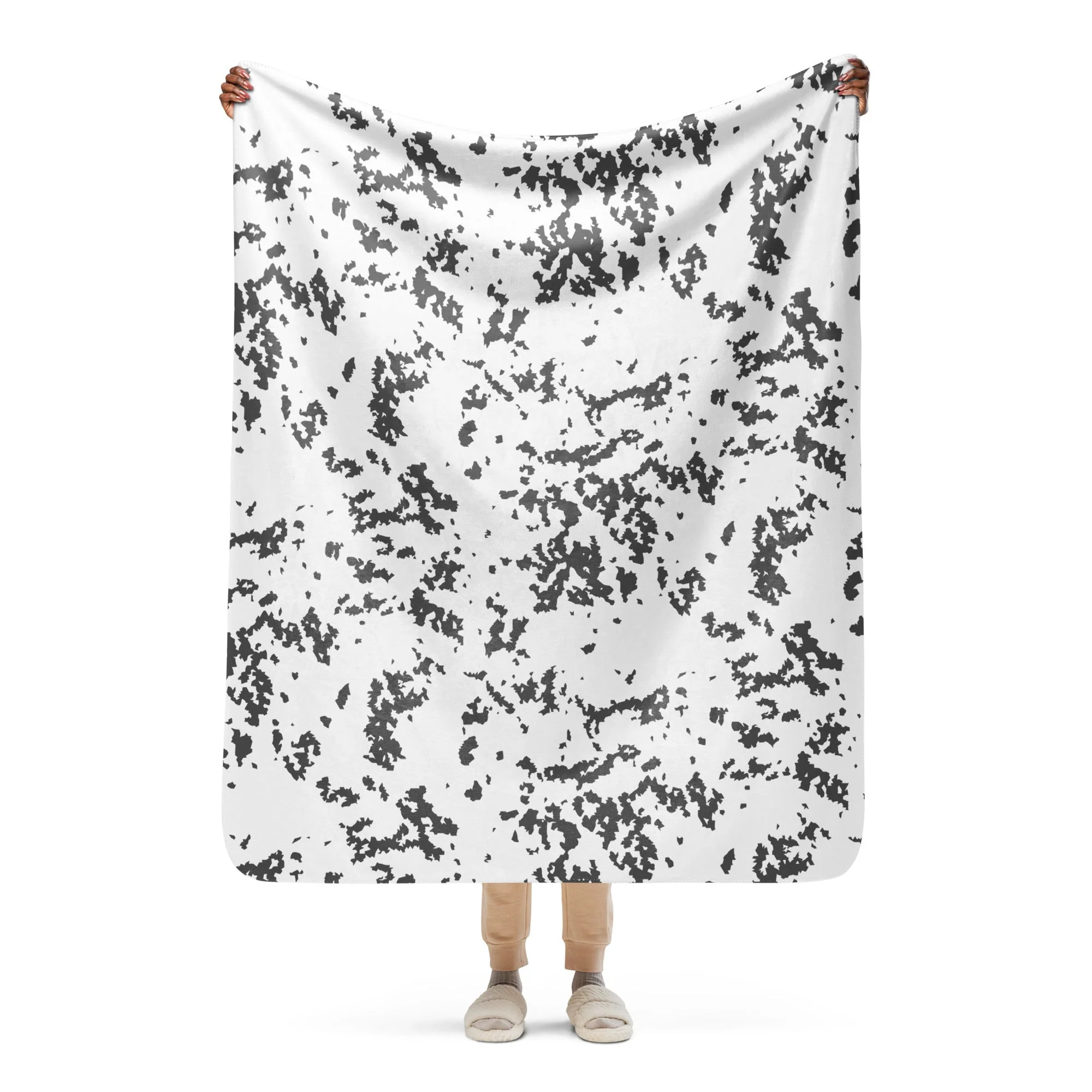 Finnish Lumikuvio Snow CAMO Sherpa Blanket - Image 14