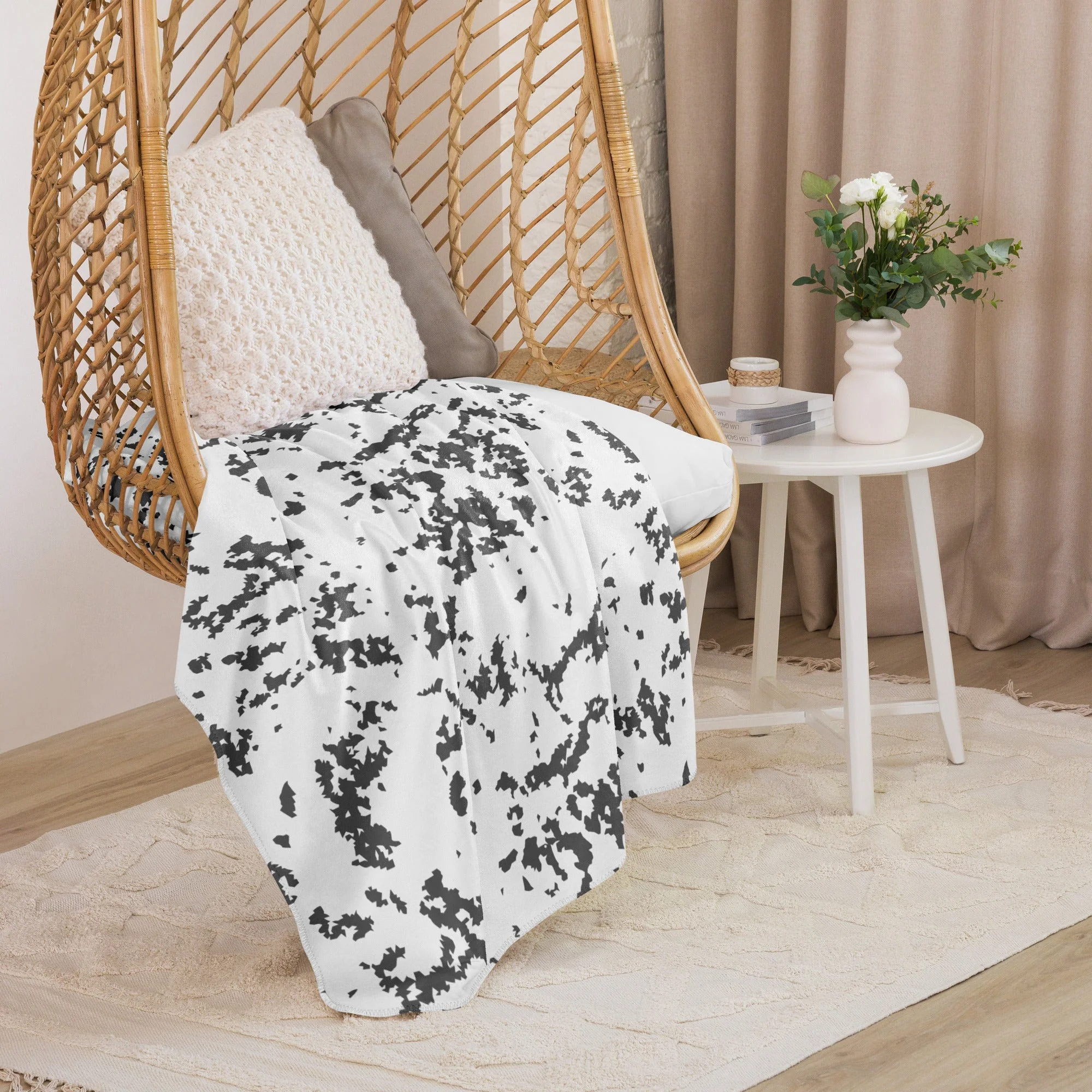 Finnish Lumikuvio Snow CAMO Sherpa Blanket - Image 8