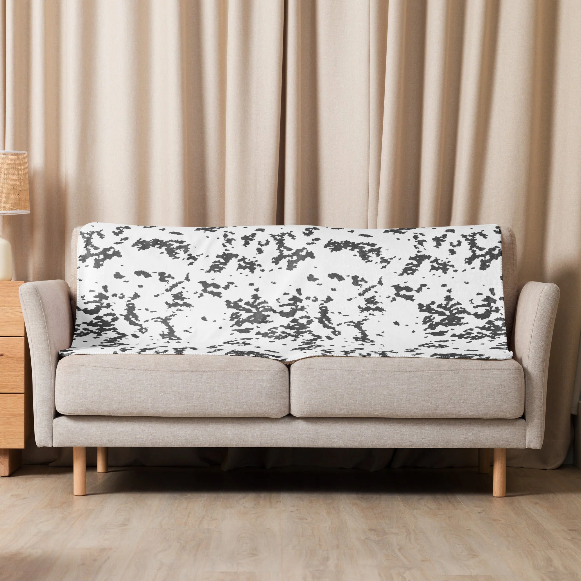 Finnish Lumikuvio Snow CAMO Sherpa Blanket - Image 9