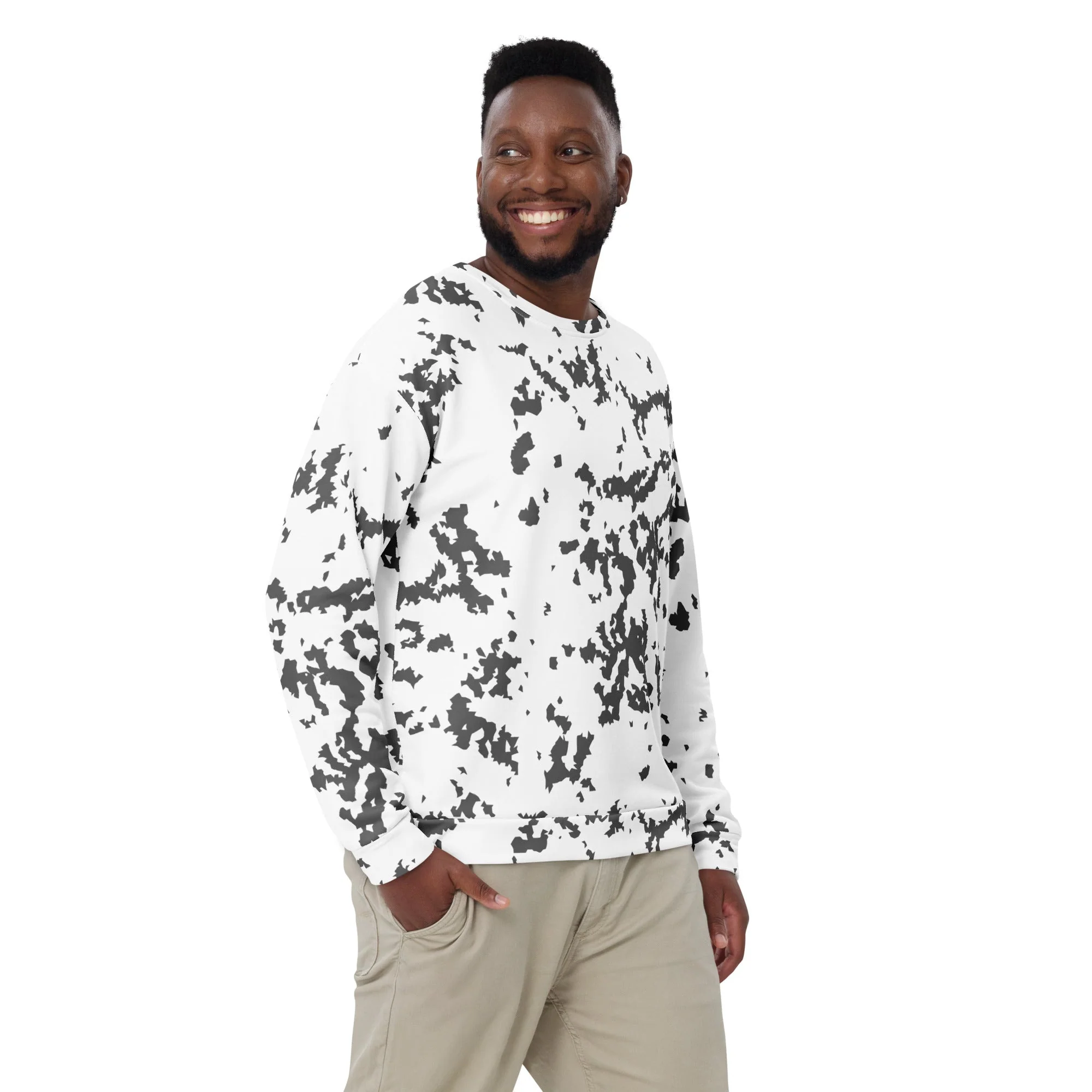 Finnish Lumikuvio Snow CAMO Unisex Sweatshirt - Image 5