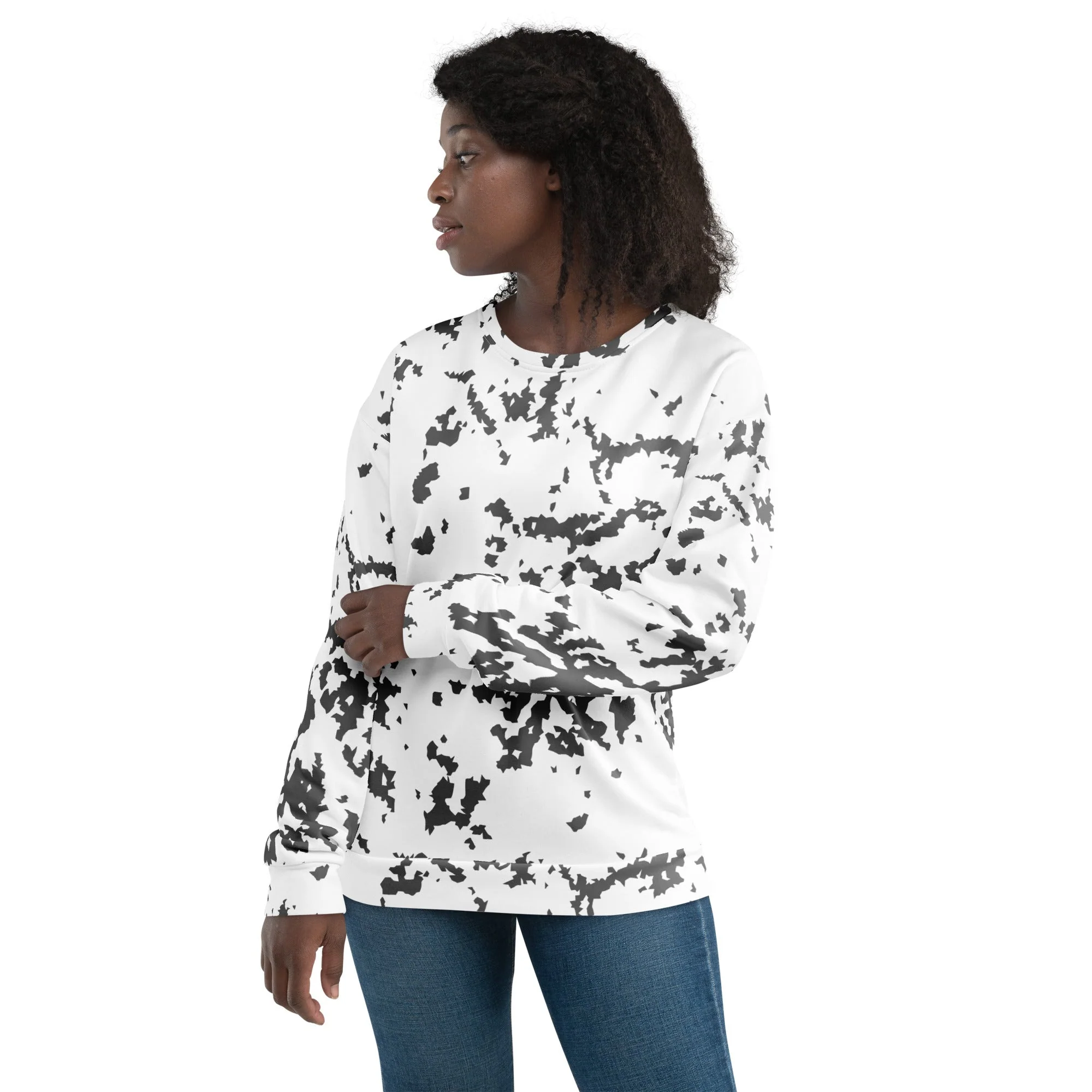 Finnish Lumikuvio Snow CAMO Unisex Sweatshirt - Image 6