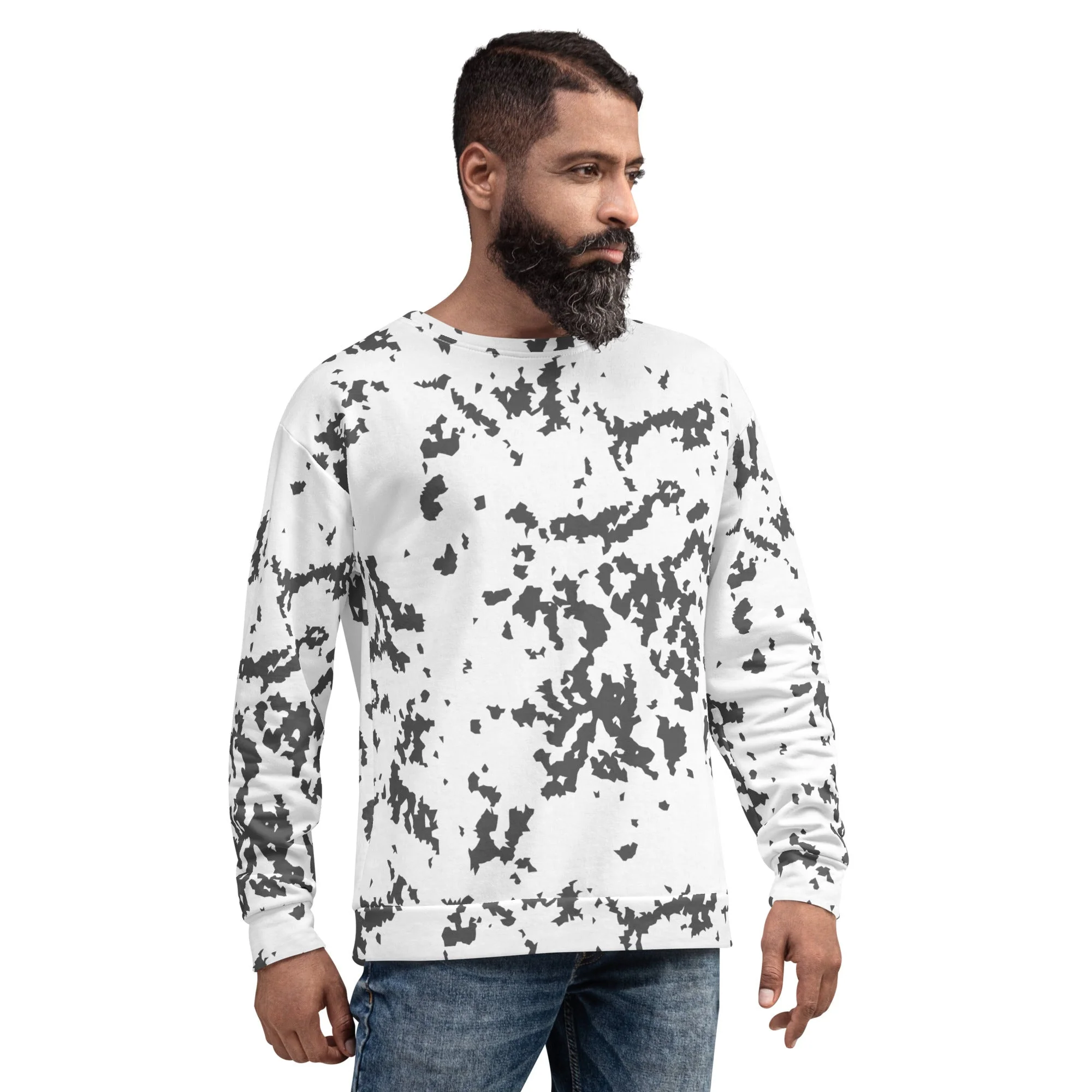 Finnish Lumikuvio Snow CAMO Unisex Sweatshirt - Image 9
