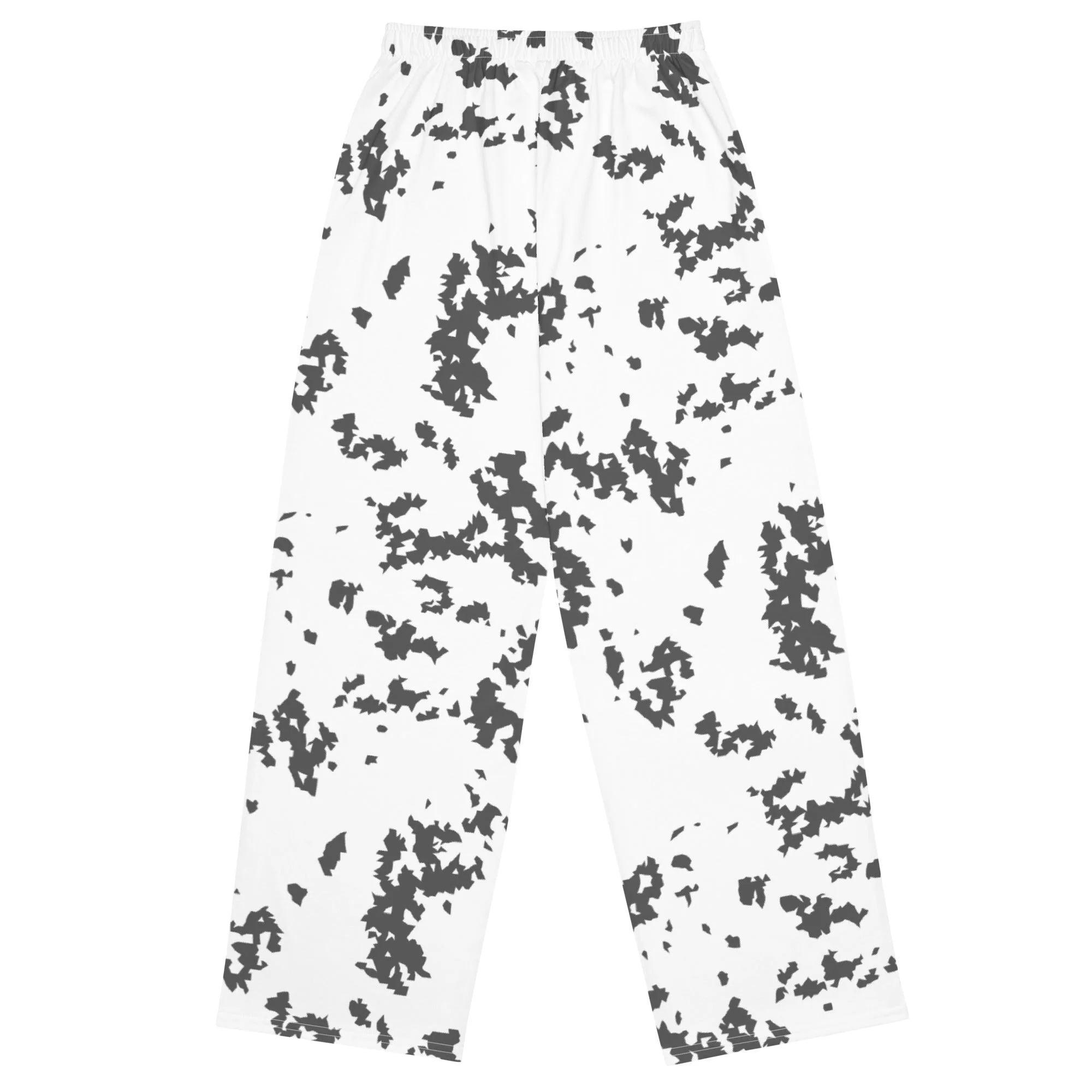 Finnish Lumikuvio Snow CAMO Unisex Wide-Leg Leisure Pants - Image 10