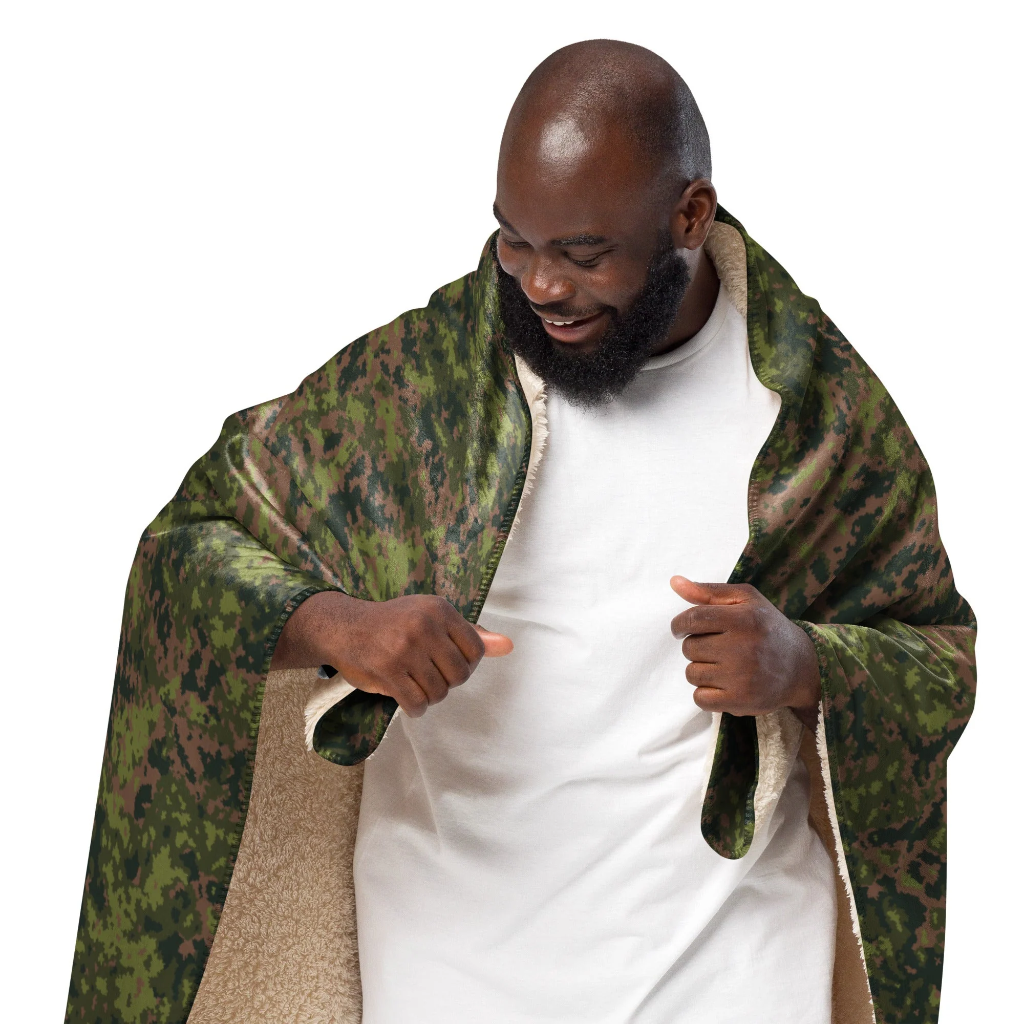 Finnish M05 Maastokuvio CAMO Sherpa Blanket - Image 5
