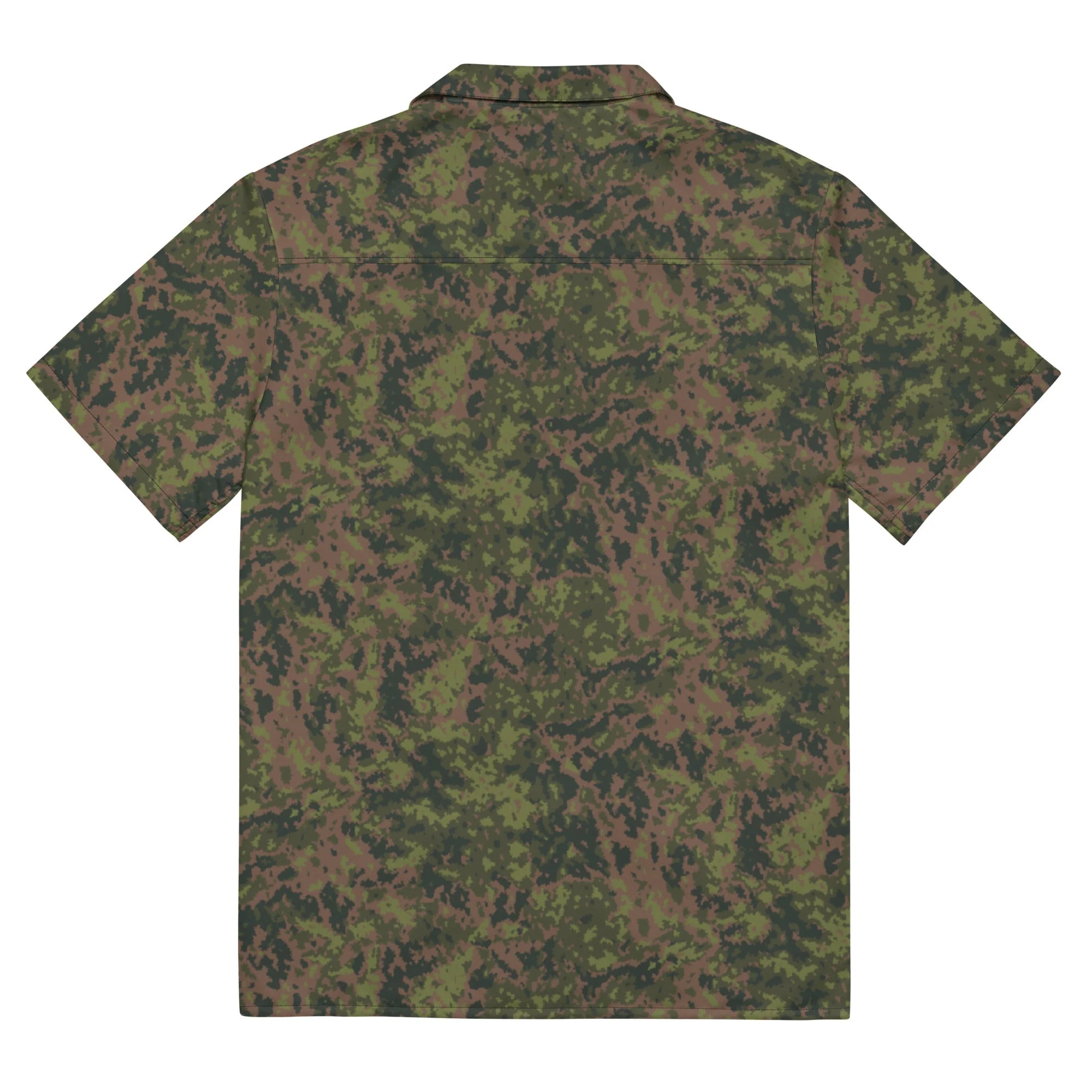 Finnish M05 Maastokuvio CAMO Unisex Short-Sleeve Button Shirt - Image 5