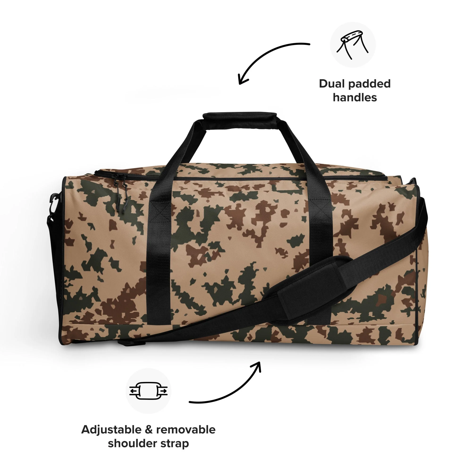 Finnish Hellepuku Desert CAMO Duffle Bag - Image 3