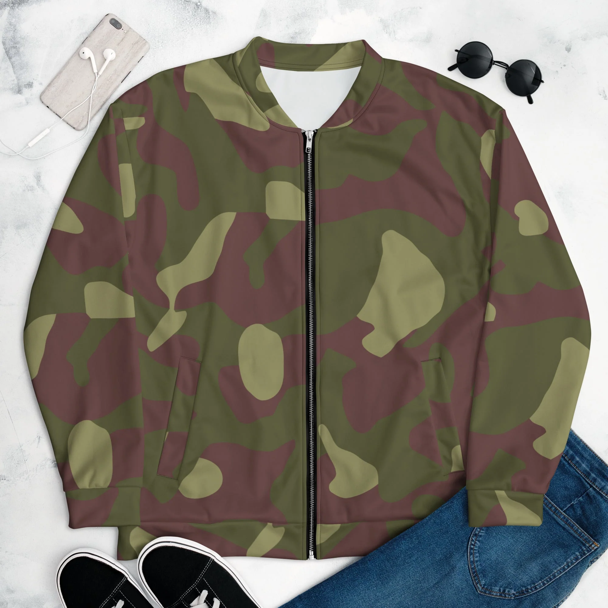 Finnish M62 CAMO Unisex Bomber Jacket - Image 4