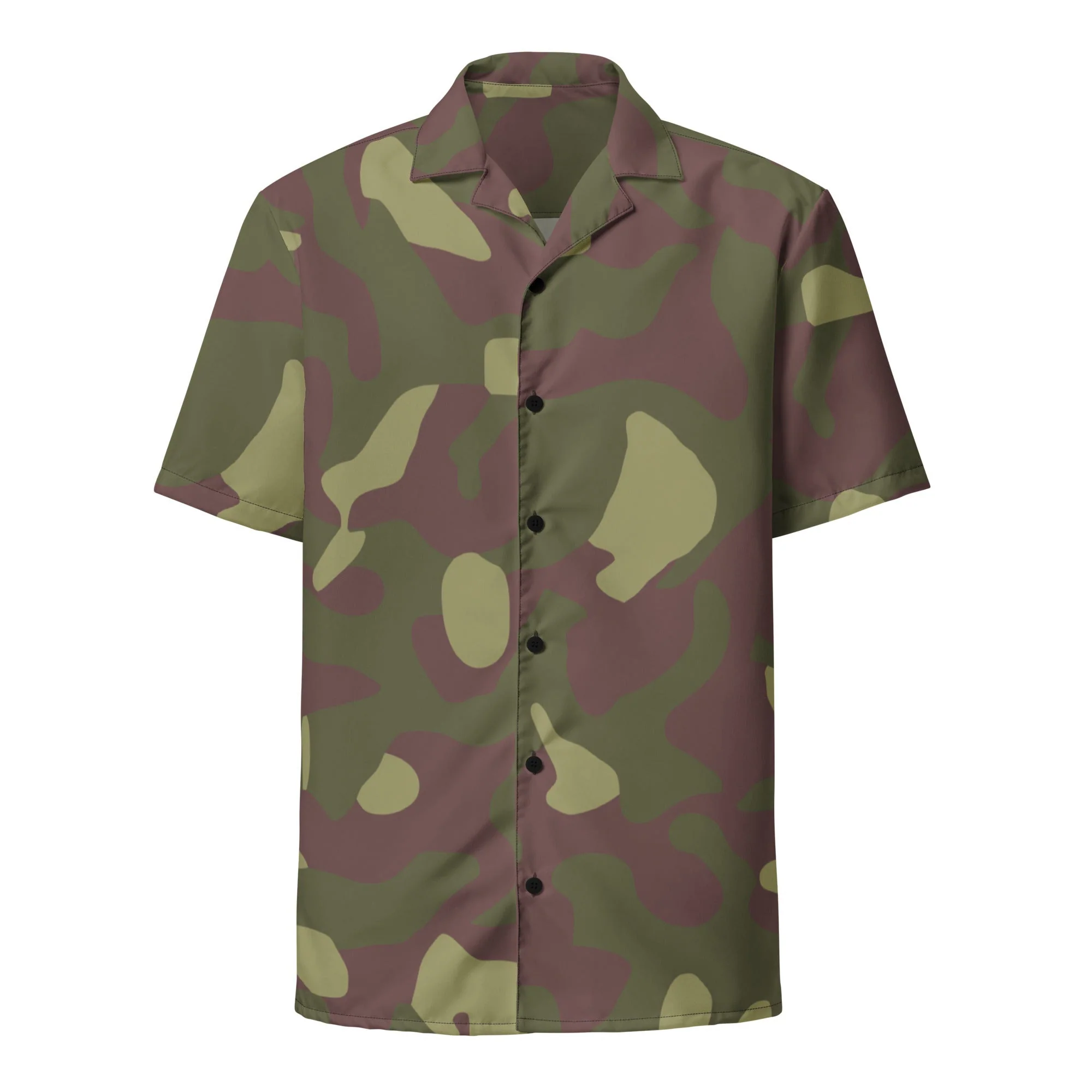 Finnish M62 CAMO Unisex Short-Sleeve Button Shirt - Image 11