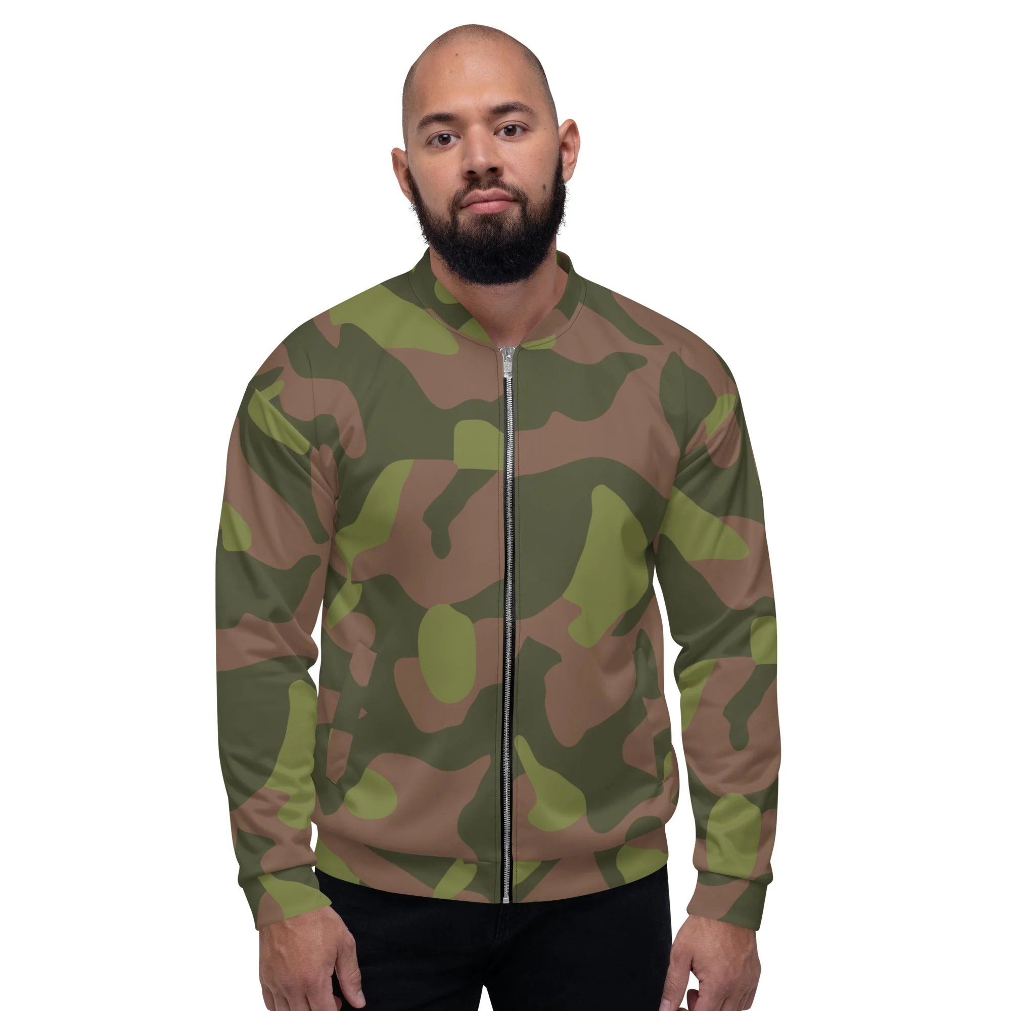 Finnish M91 CAMO Unisex Bomber Jacket - Image 2