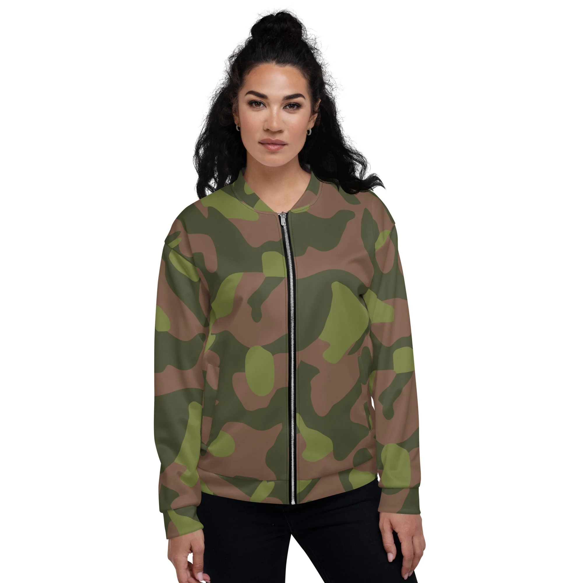 Finnish M91 CAMO Unisex Bomber Jacket - Image 6