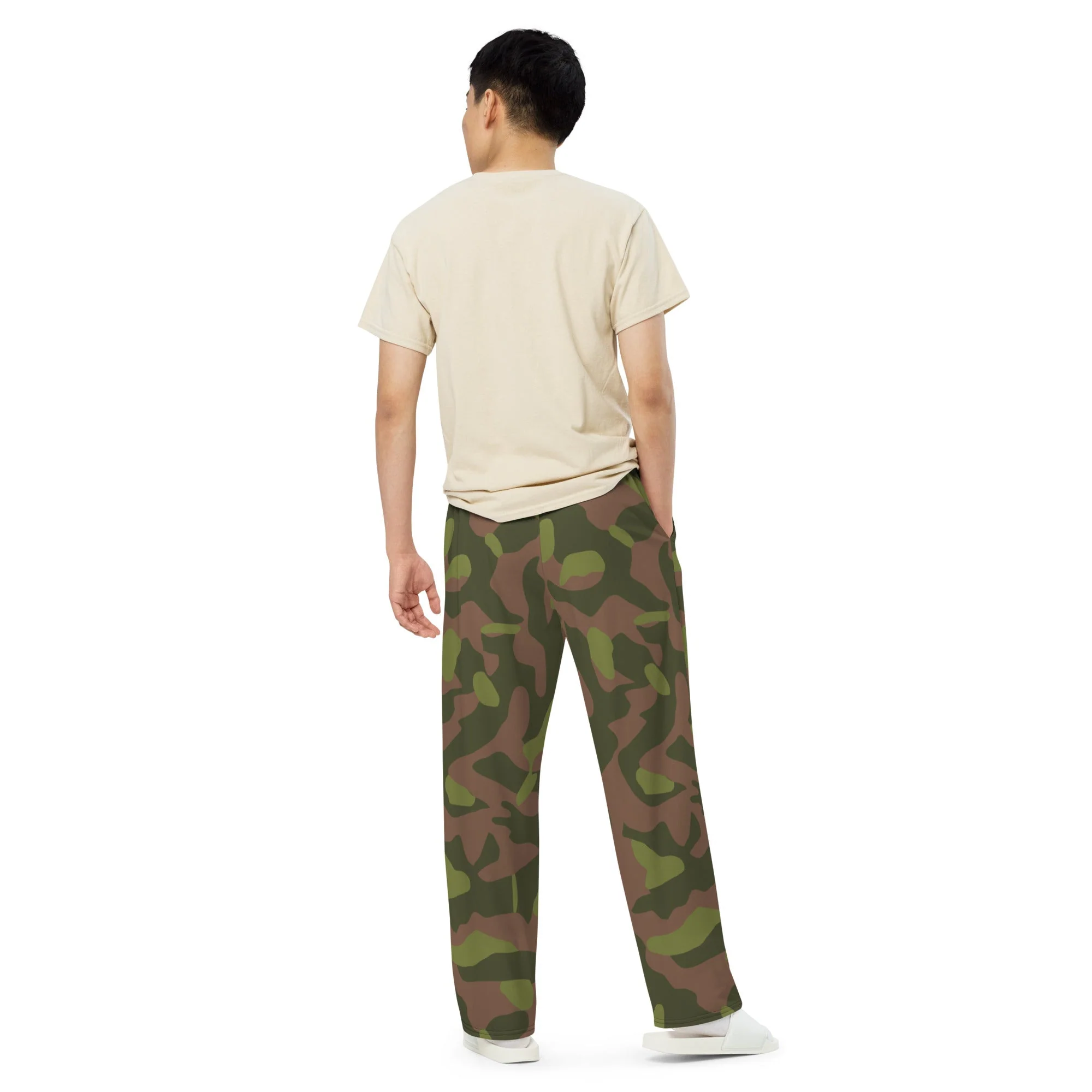 Finnish M91 CAMO Unisex Wide-Leg Leisure Pants - Image 2