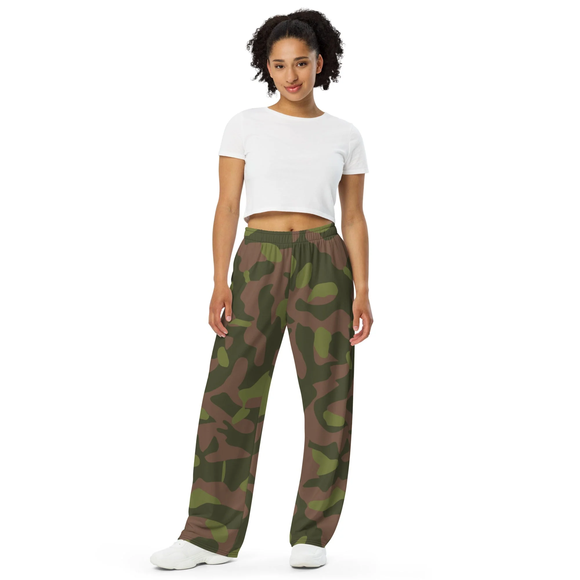 Finnish M91 CAMO Unisex Wide-Leg Leisure Pants - Image 7