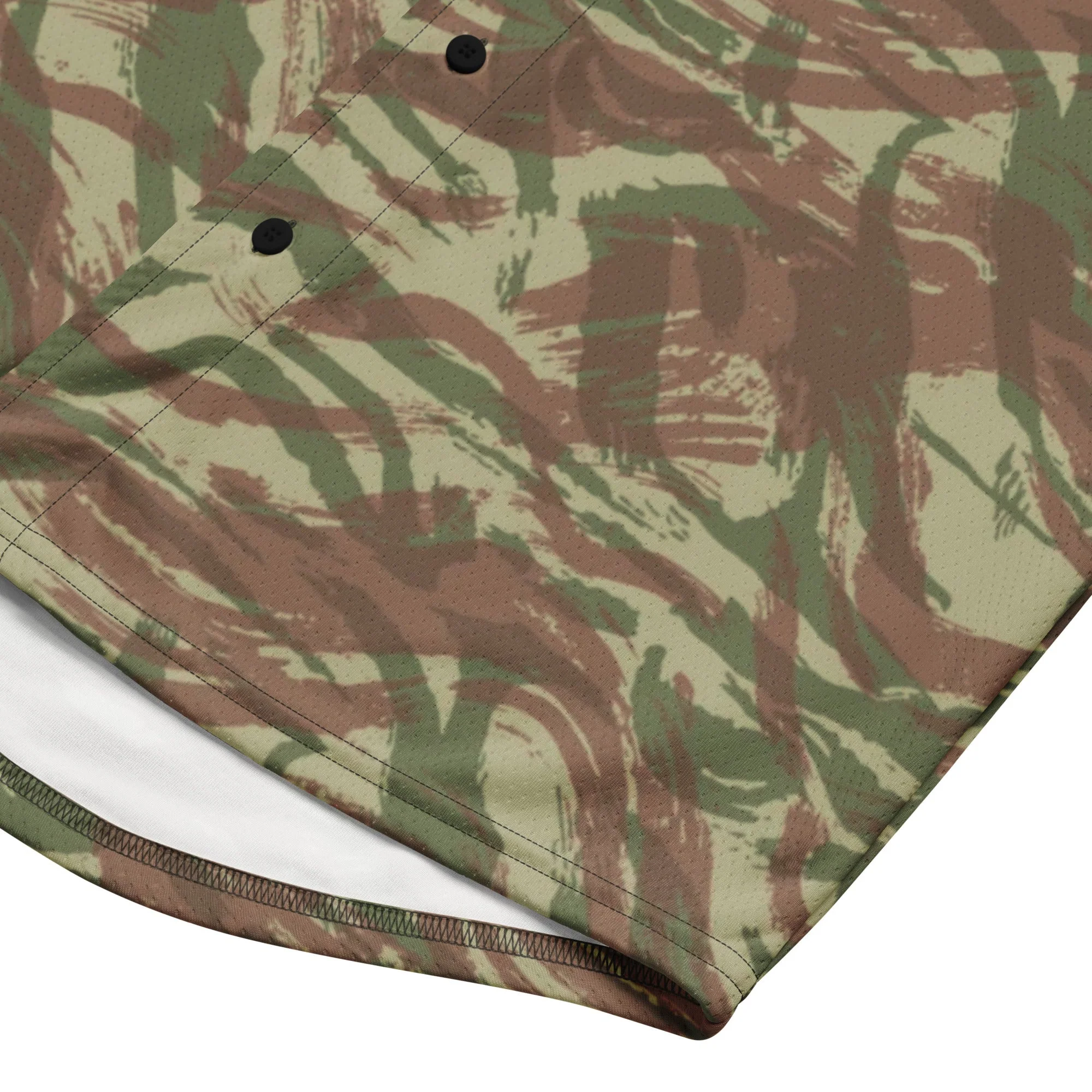 French Lizard A1 Airborne CAMO Unisex Baseball Jersey - Image 10