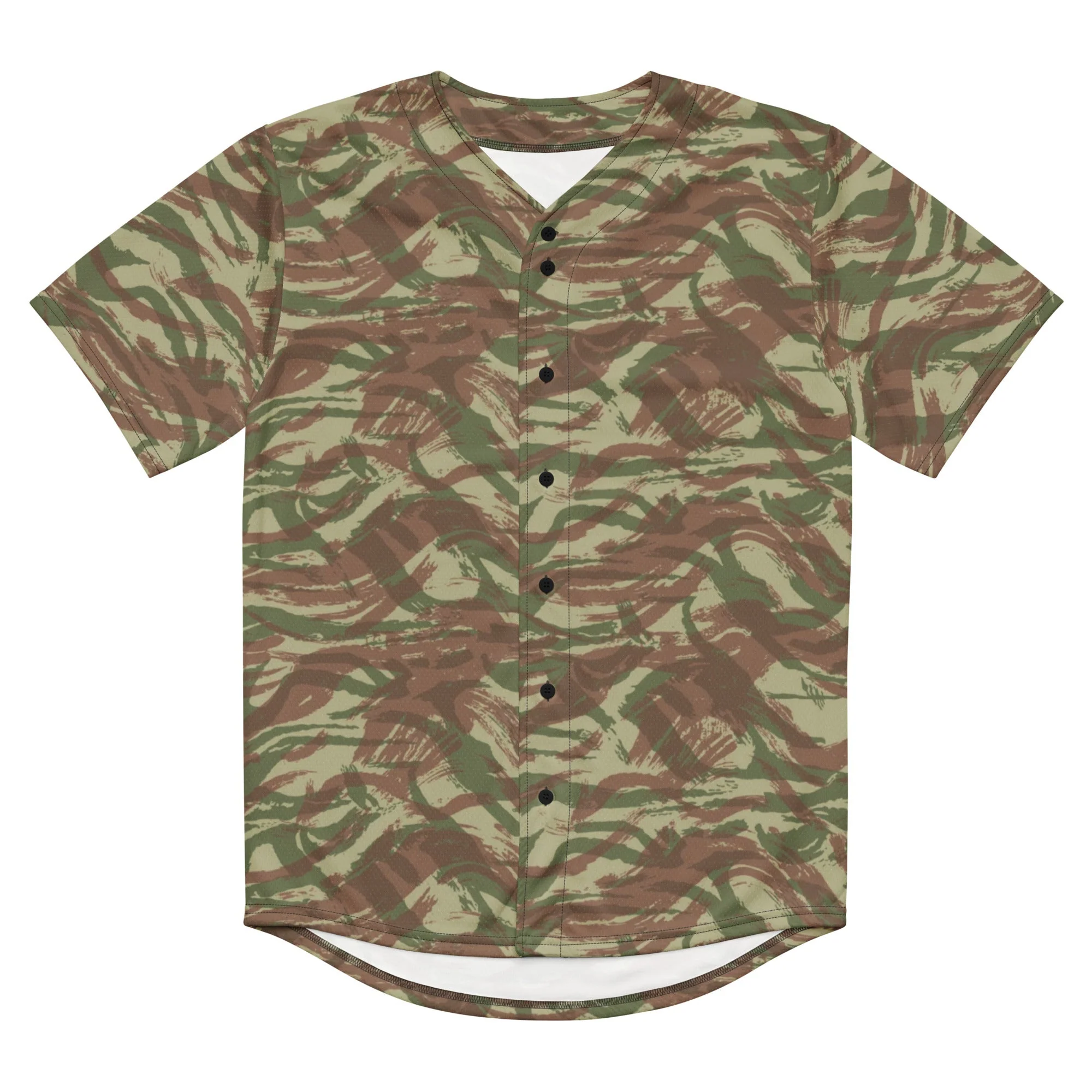 French Lizard A1 Airborne CAMO Unisex Baseball Jersey - Image 11