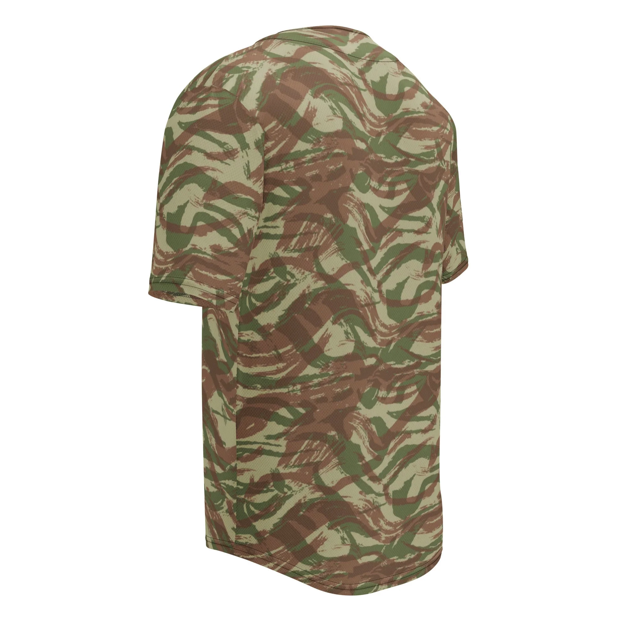 French Lizard A1 Airborne CAMO Unisex Baseball Jersey - Image 6