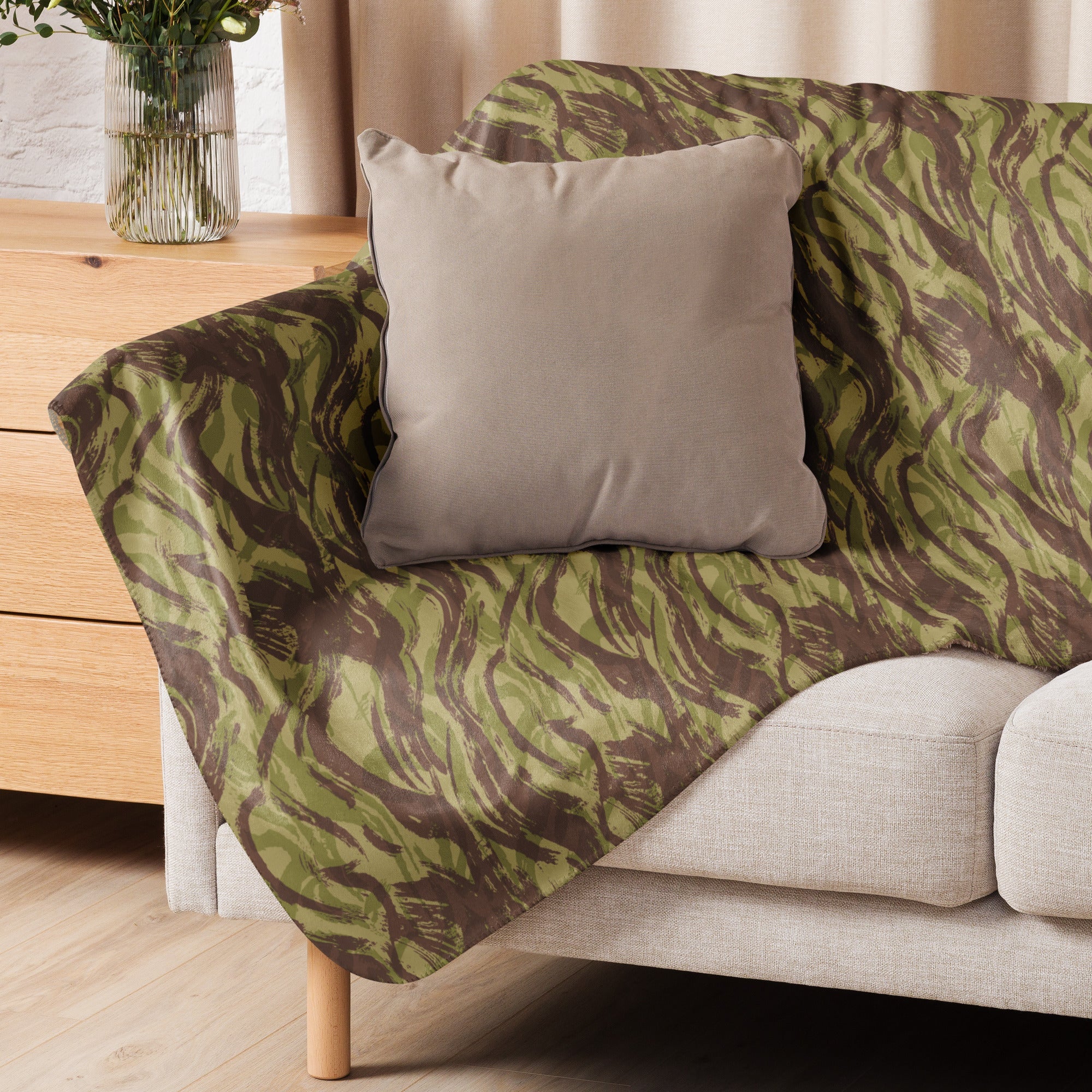 French Lizard C1 All Arms Uniform CAMO Sherpa Blanket - Image 3