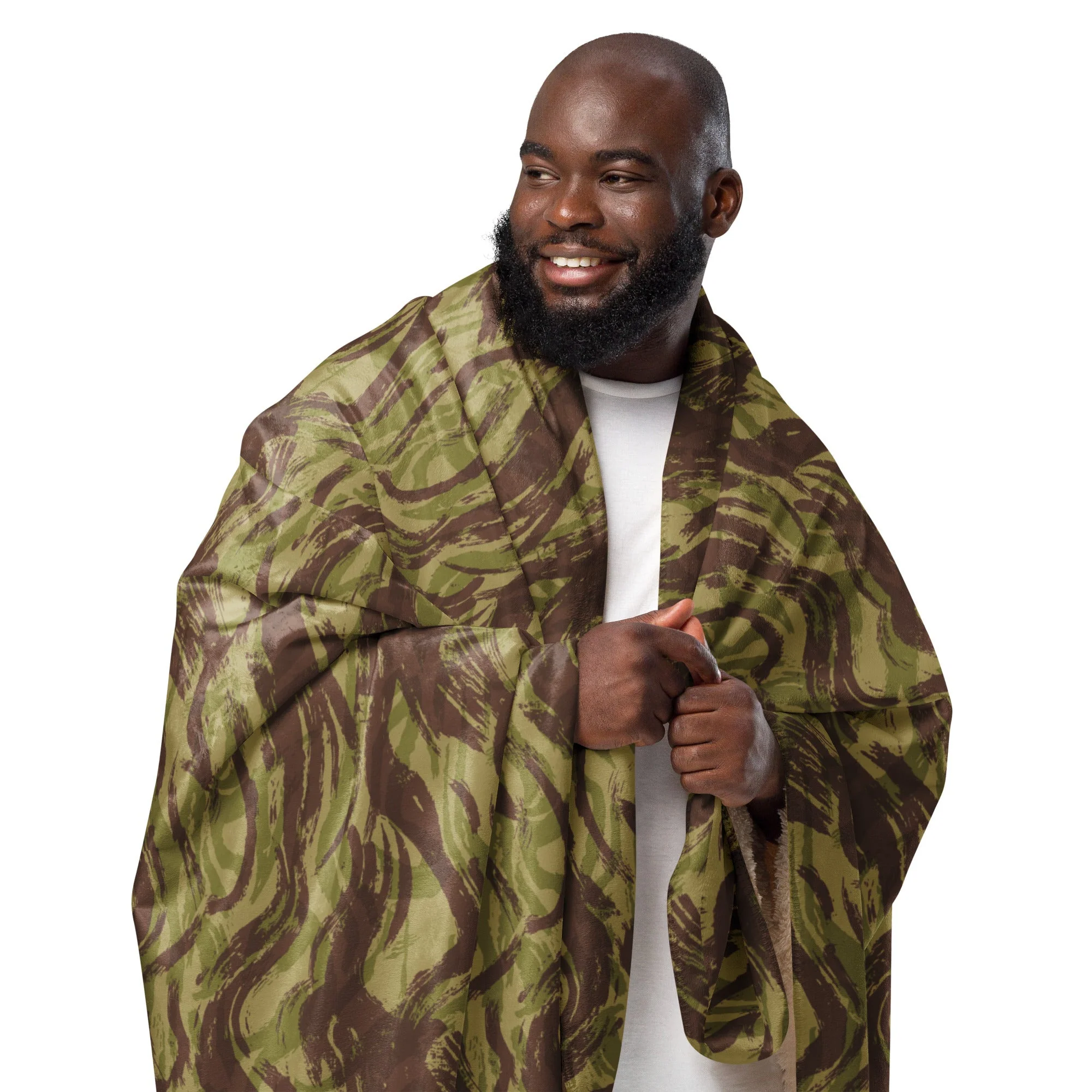 French Lizard C1 All Arms Uniform CAMO Sherpa Blanket - Image 4