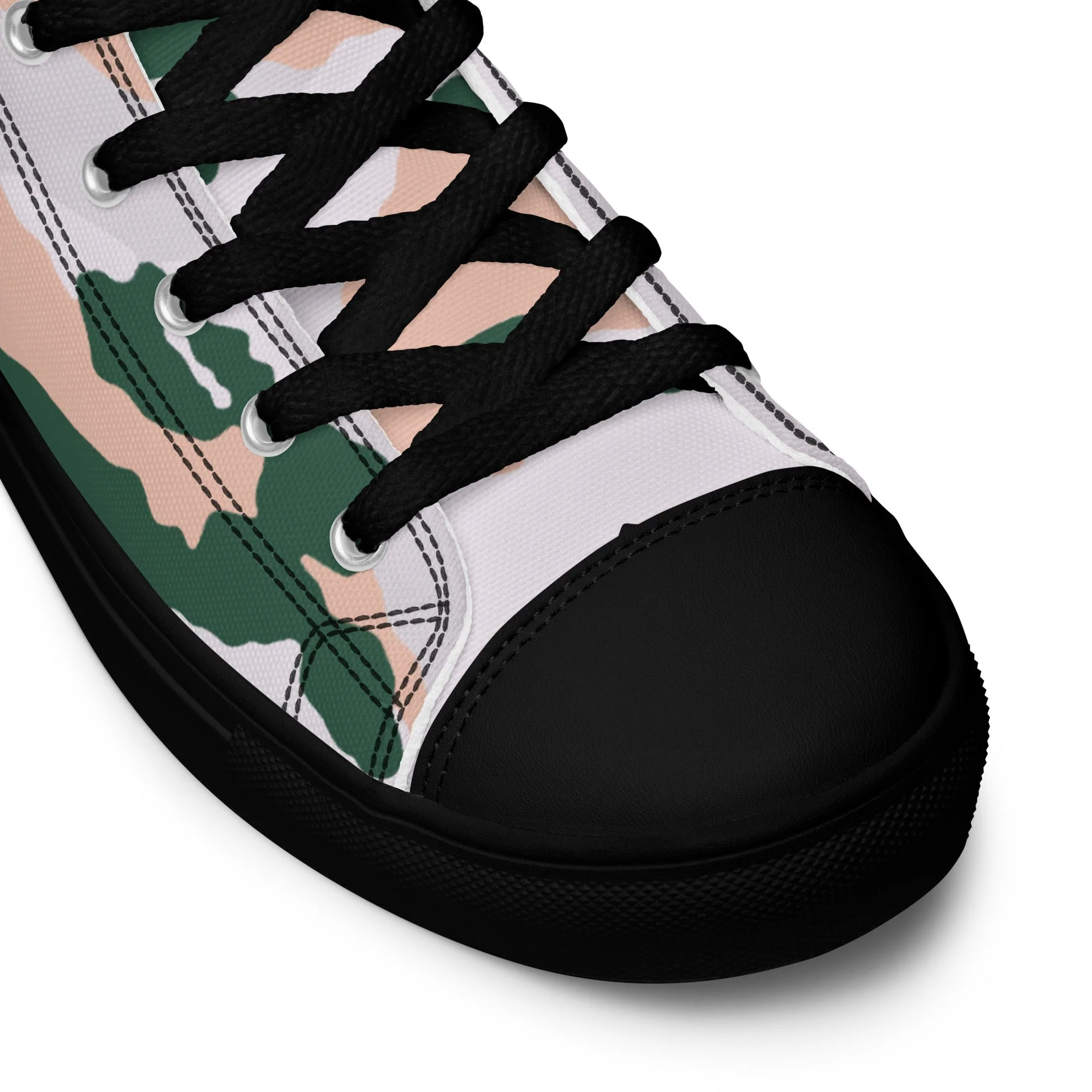 French Chasseur Alpins Tundra CAMO Mens High-Top Canvas Shoes - Image 6