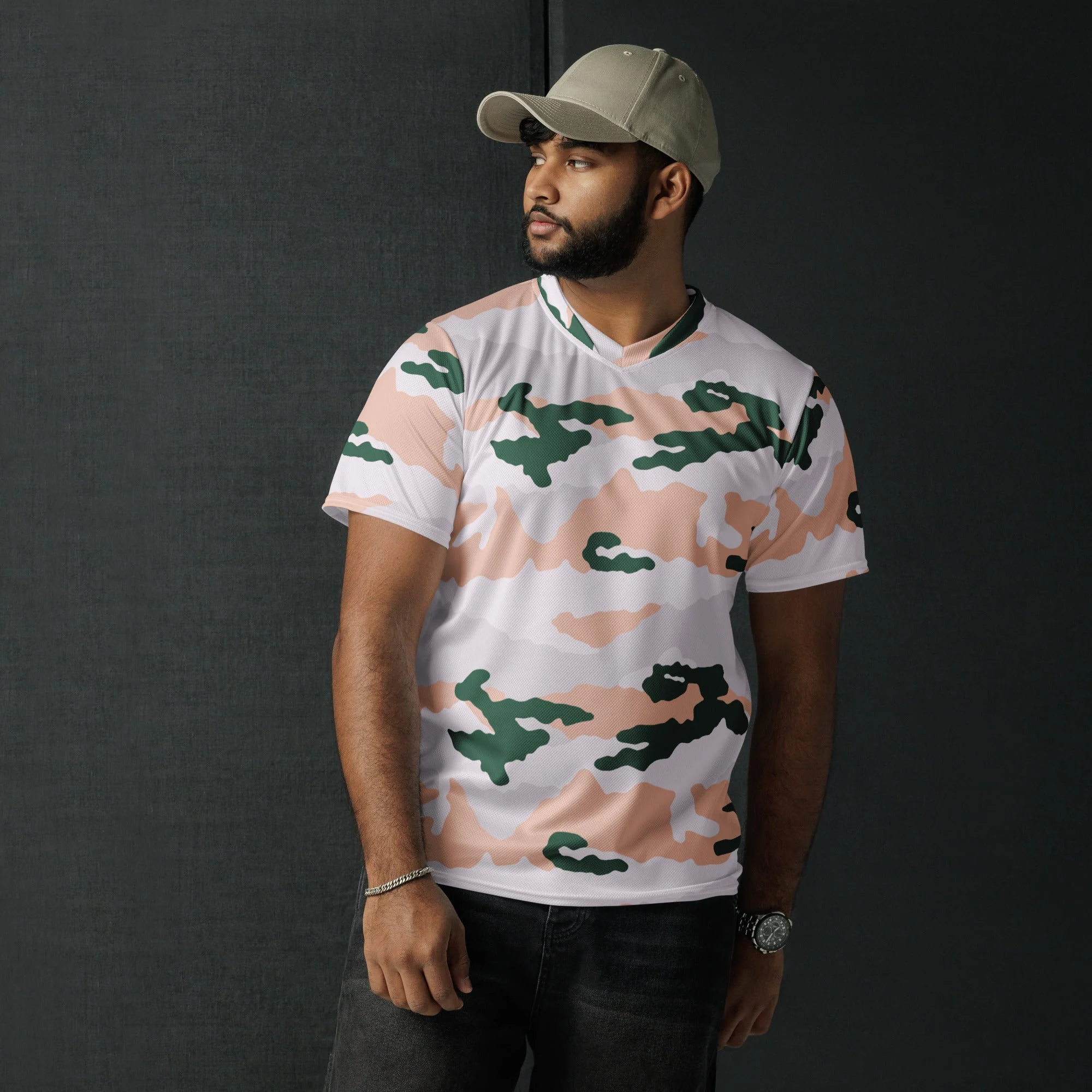 French Chasseur Alpins Tundra CAMO Unisex Sports Jersey - Image 12