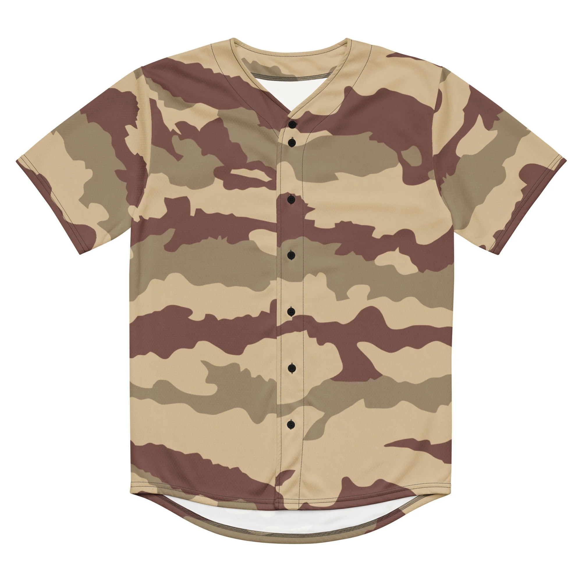 French Daguet Desert CAMO Unisex Baseball Jersey - Image 12
