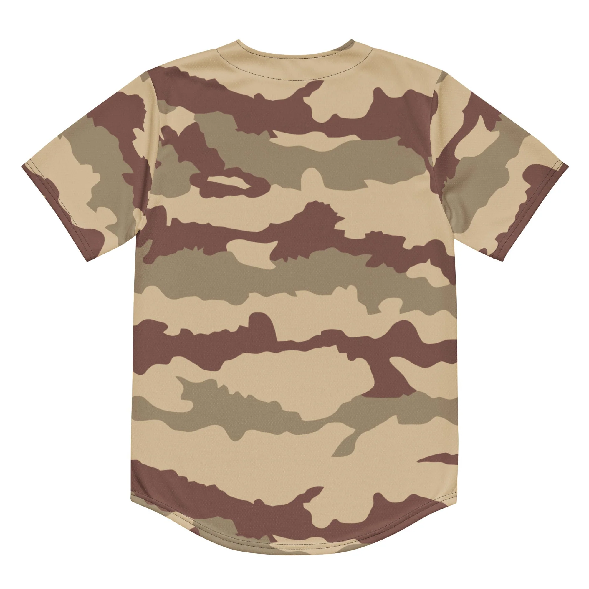 French Daguet Desert CAMO Unisex Baseball Jersey - Image 13