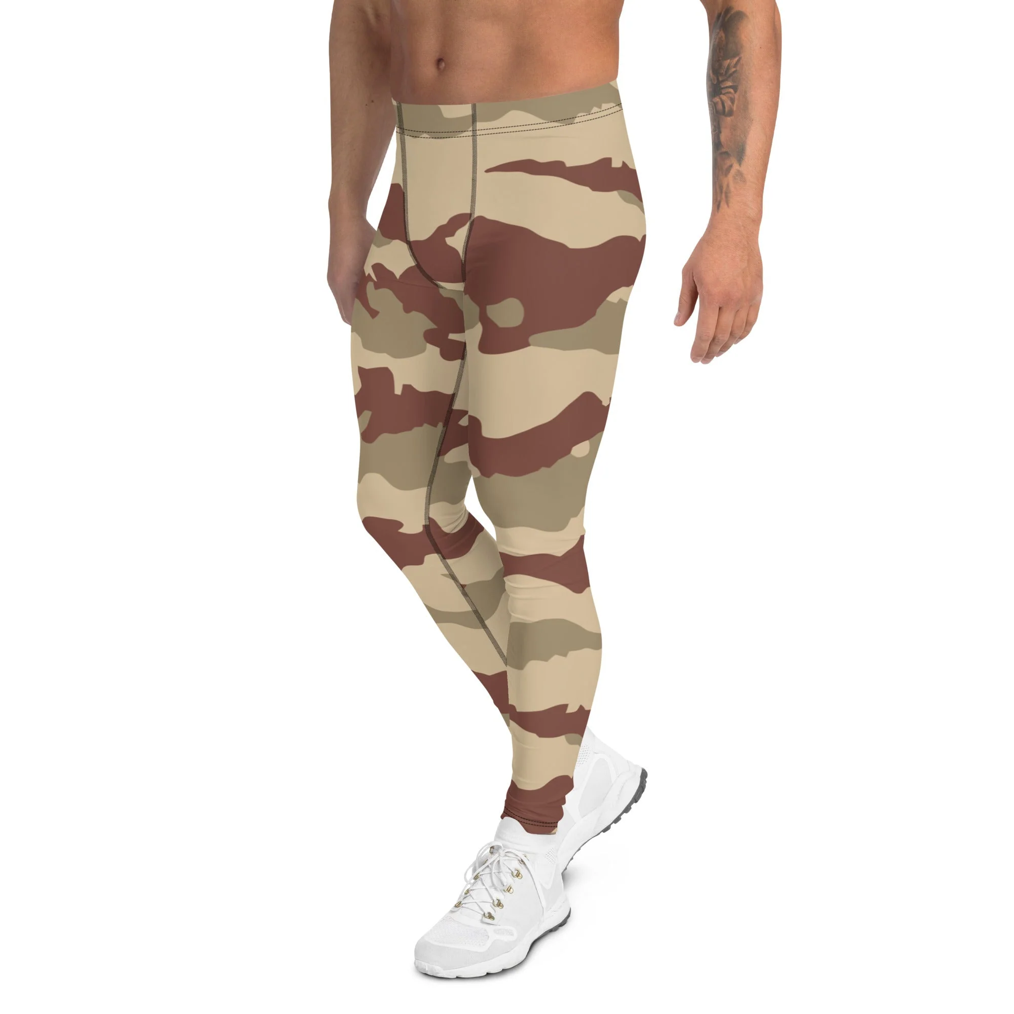 French Daguet Desert CAMO Mens Leggings - Image 4