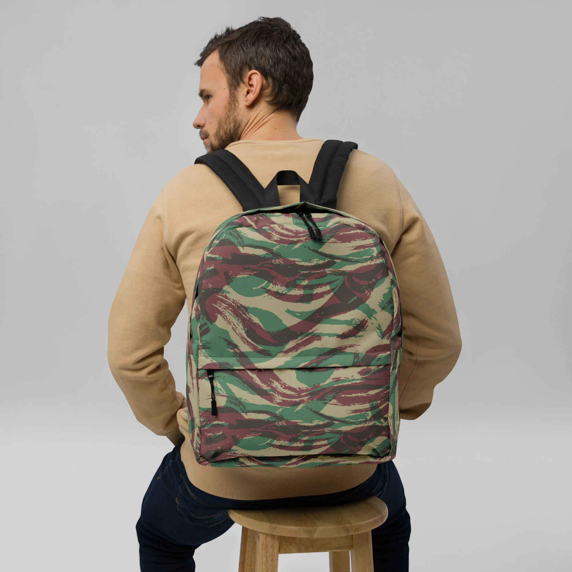 French Lizard D Algerian War CAMO Backpack - Image 12