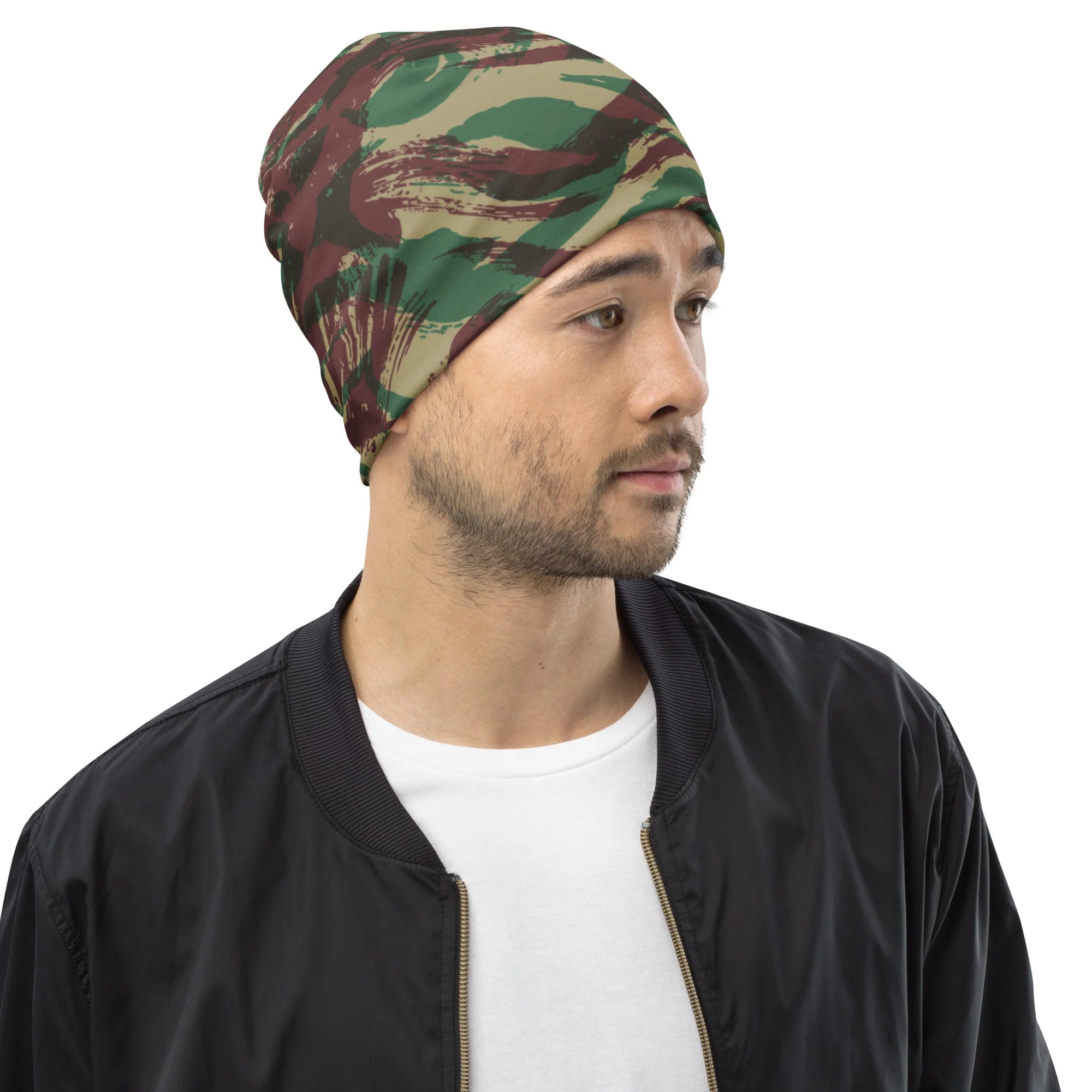 French Lizard D Algerian War CAMO Beanie - Image 3