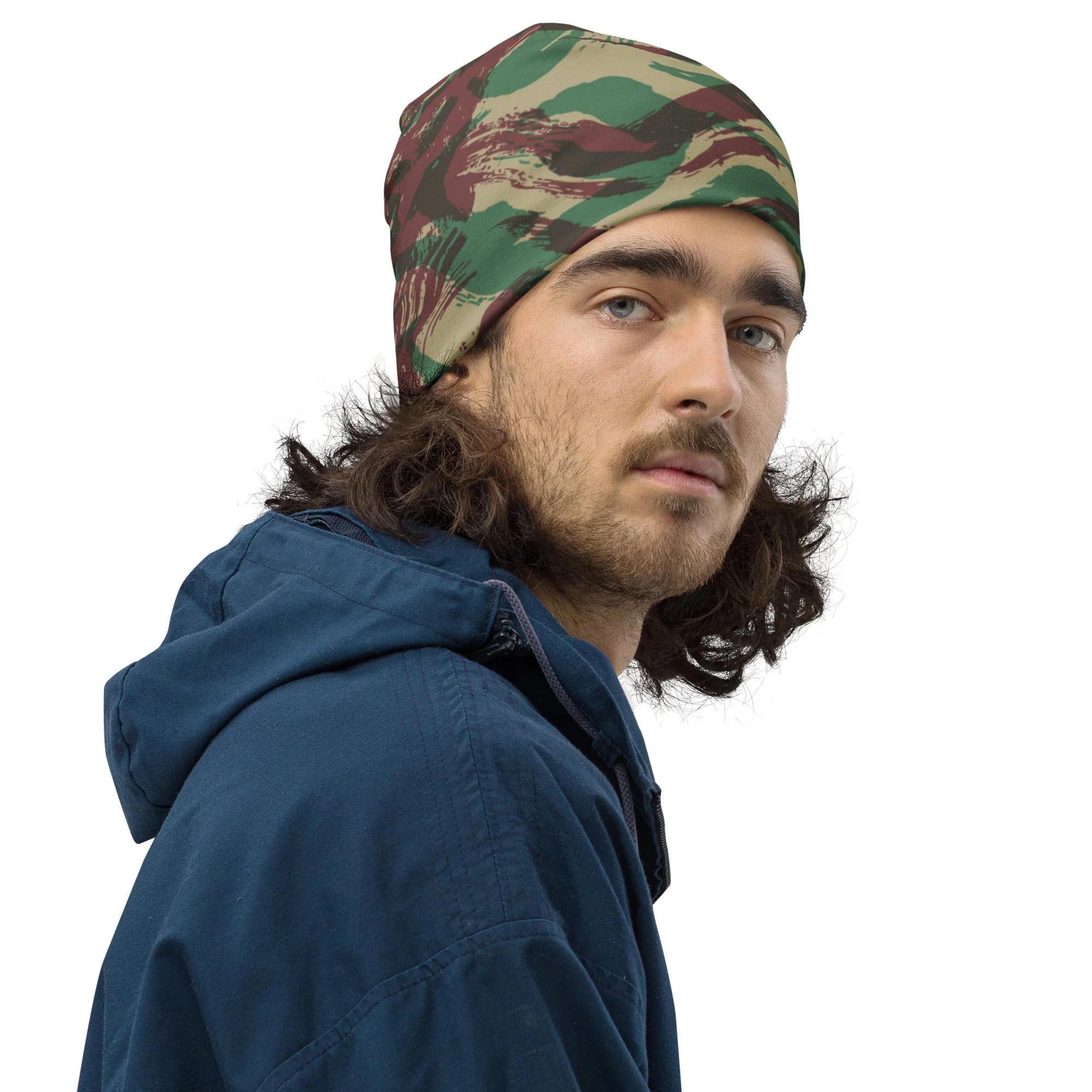 French Lizard D Algerian War CAMO Beanie - Image 9
