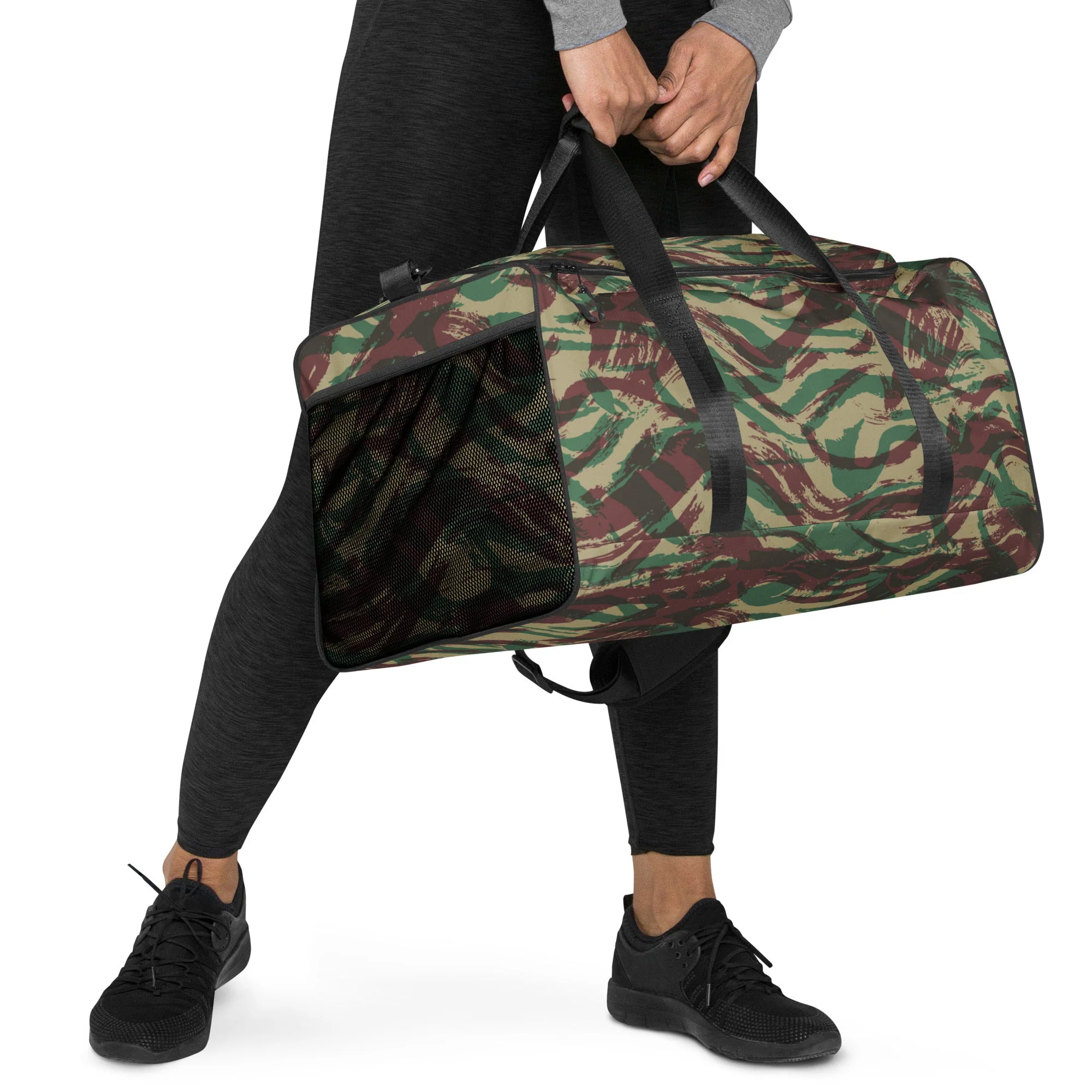 French Lizard D Algerian War CAMO Duffle Bag - Image 12