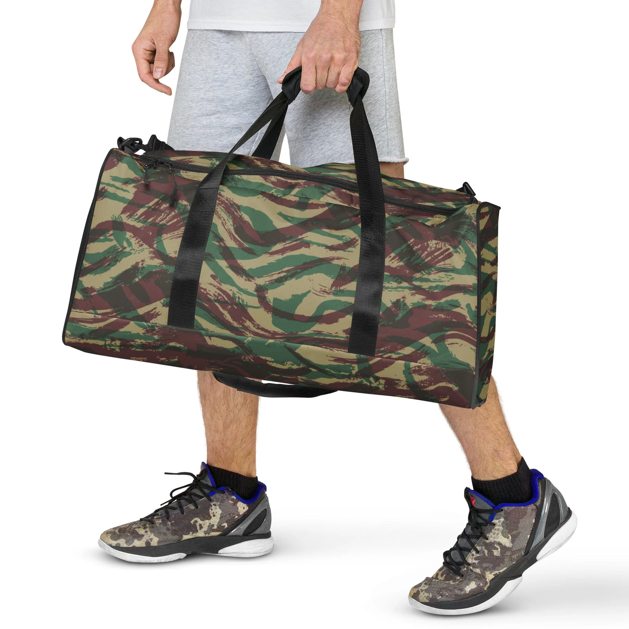 French Lizard D Algerian War CAMO Duffle Bag - Image 17