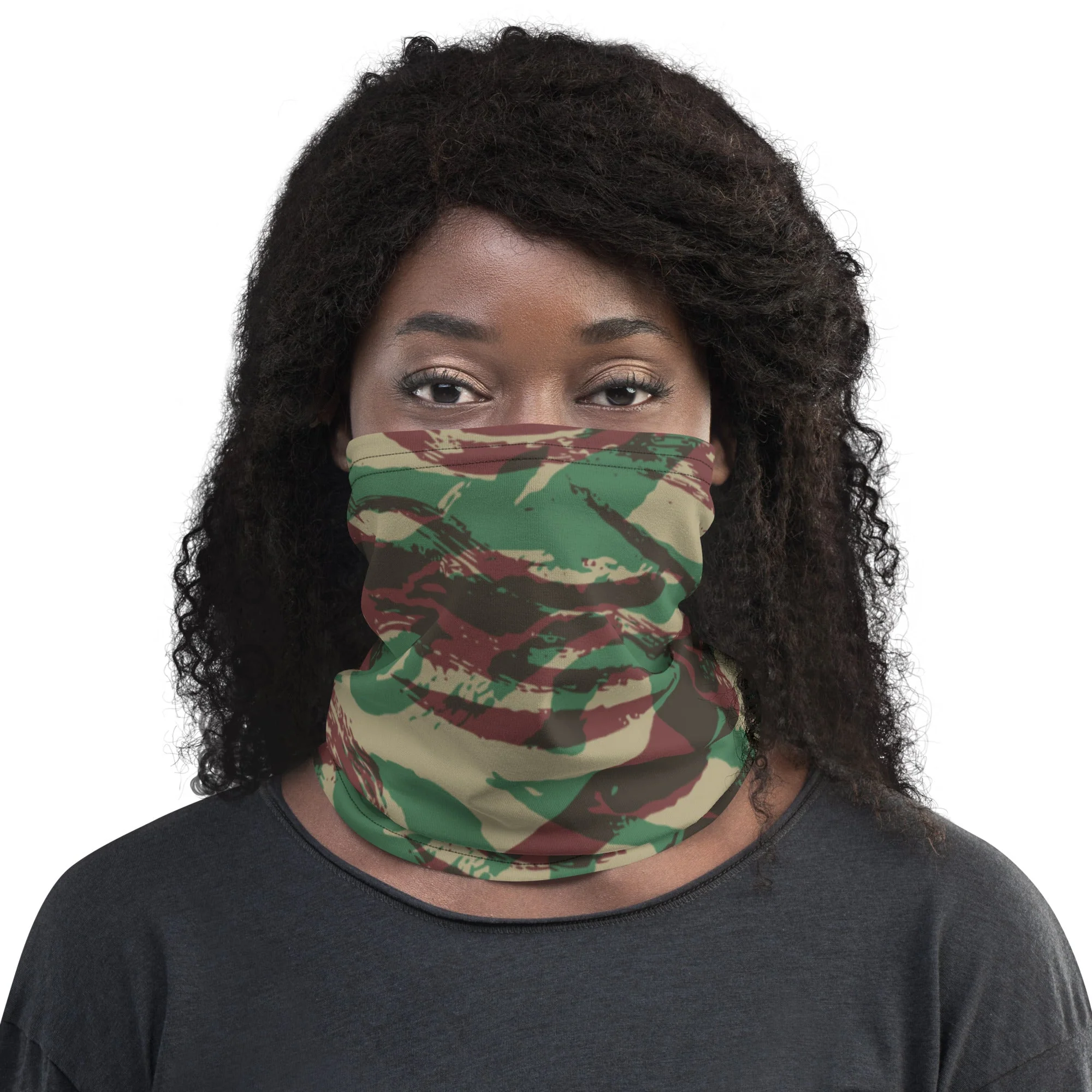 French Lizard D Algerian War CAMO Neck Gaiter - Image 10