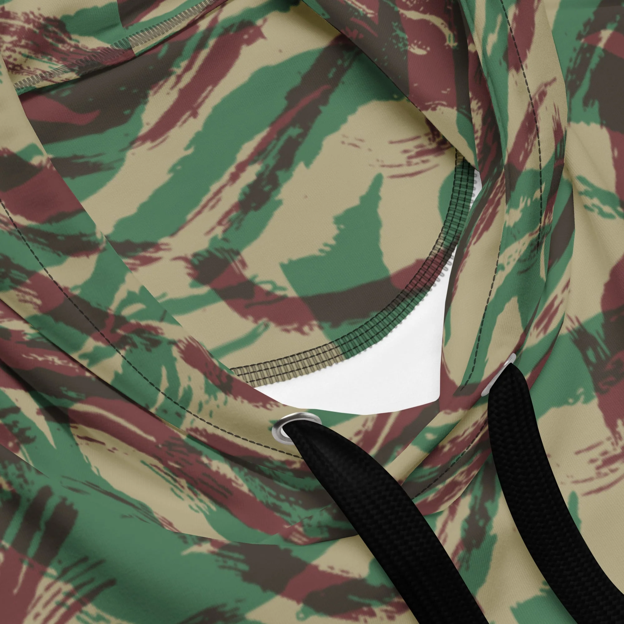 French Lizard D Algerian War CAMO Unisex Hoodie - Image 3