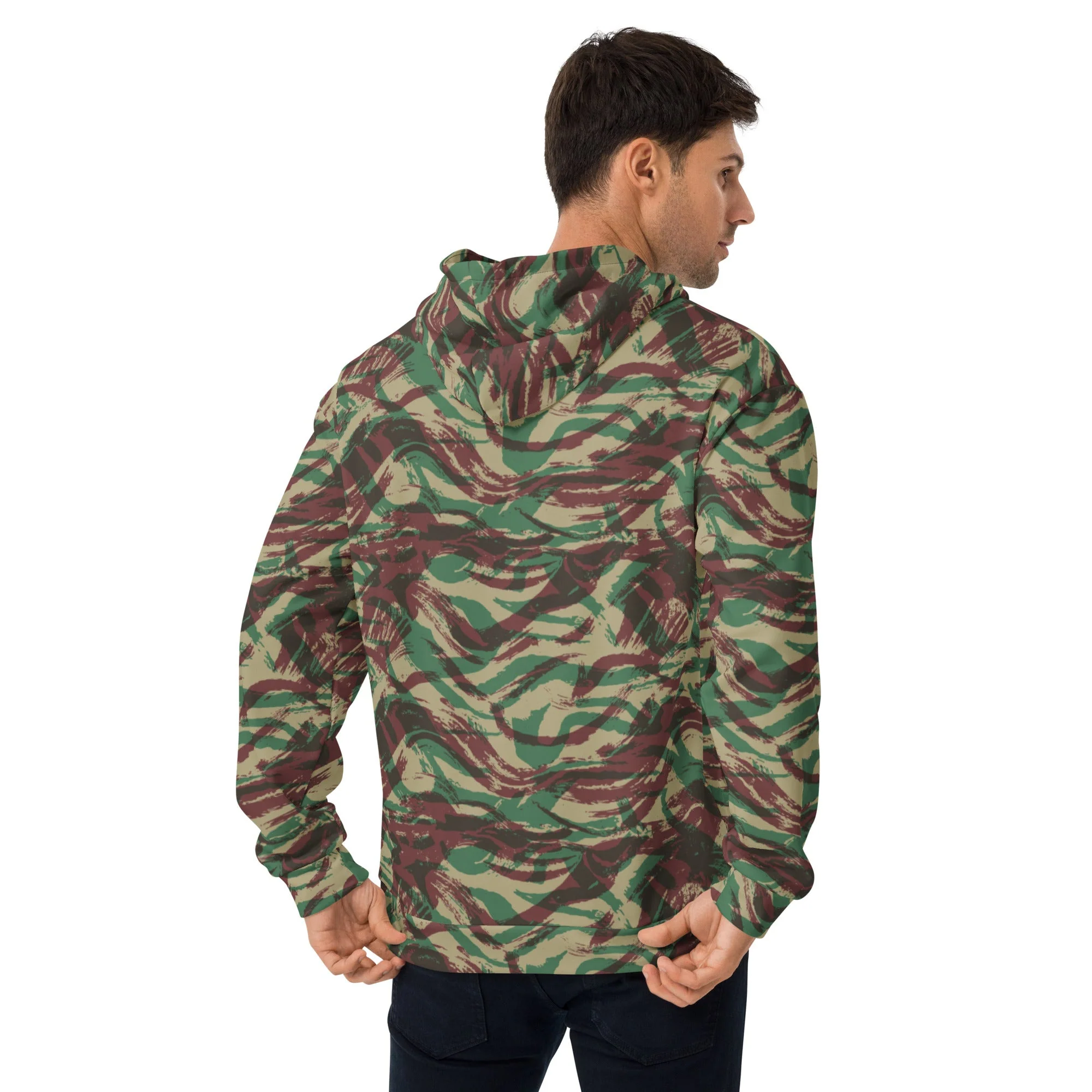 French Lizard D Algerian War CAMO Unisex Hoodie - Image 6