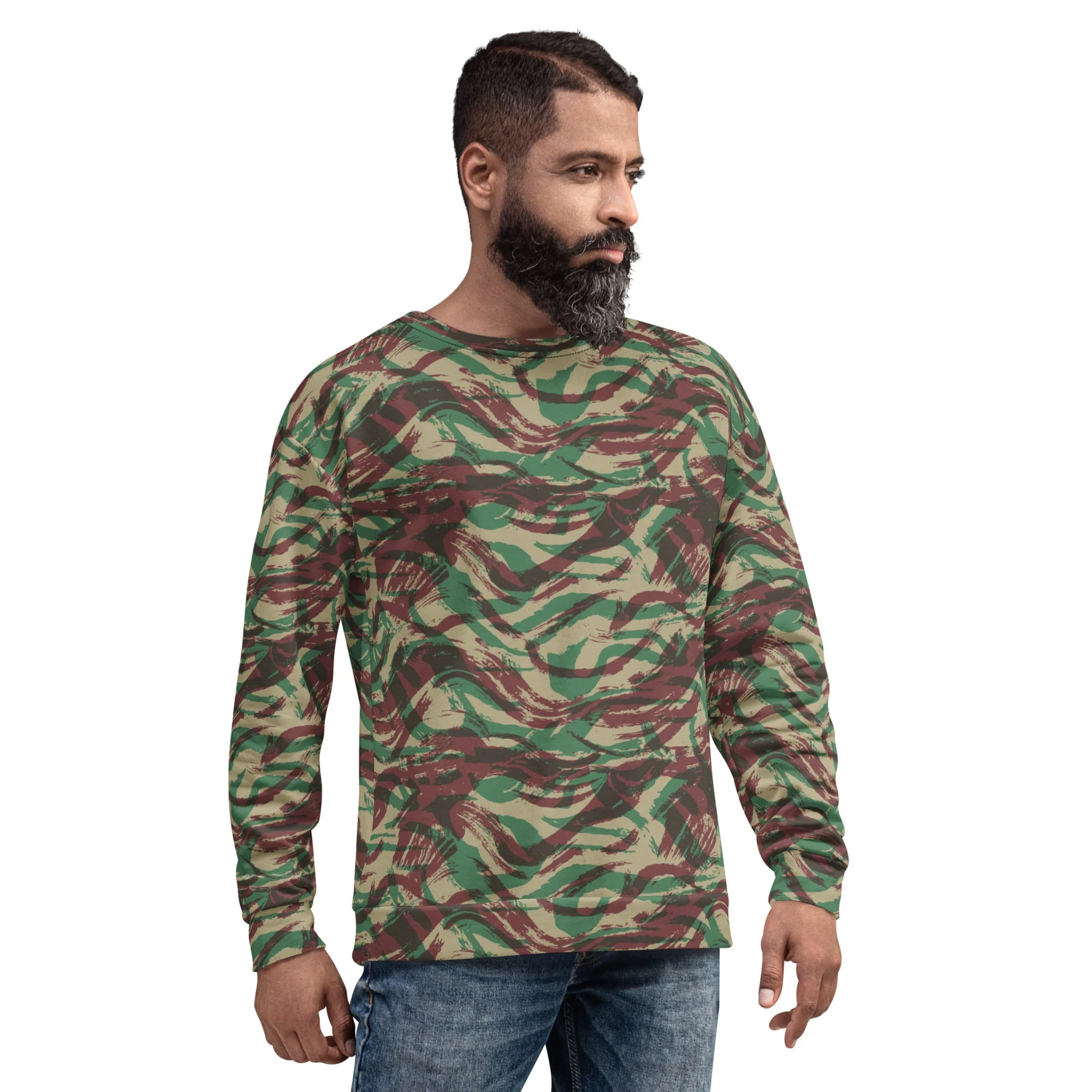 French Lizard D Algerian War CAMO Unisex Sweatshirt - Image 10
