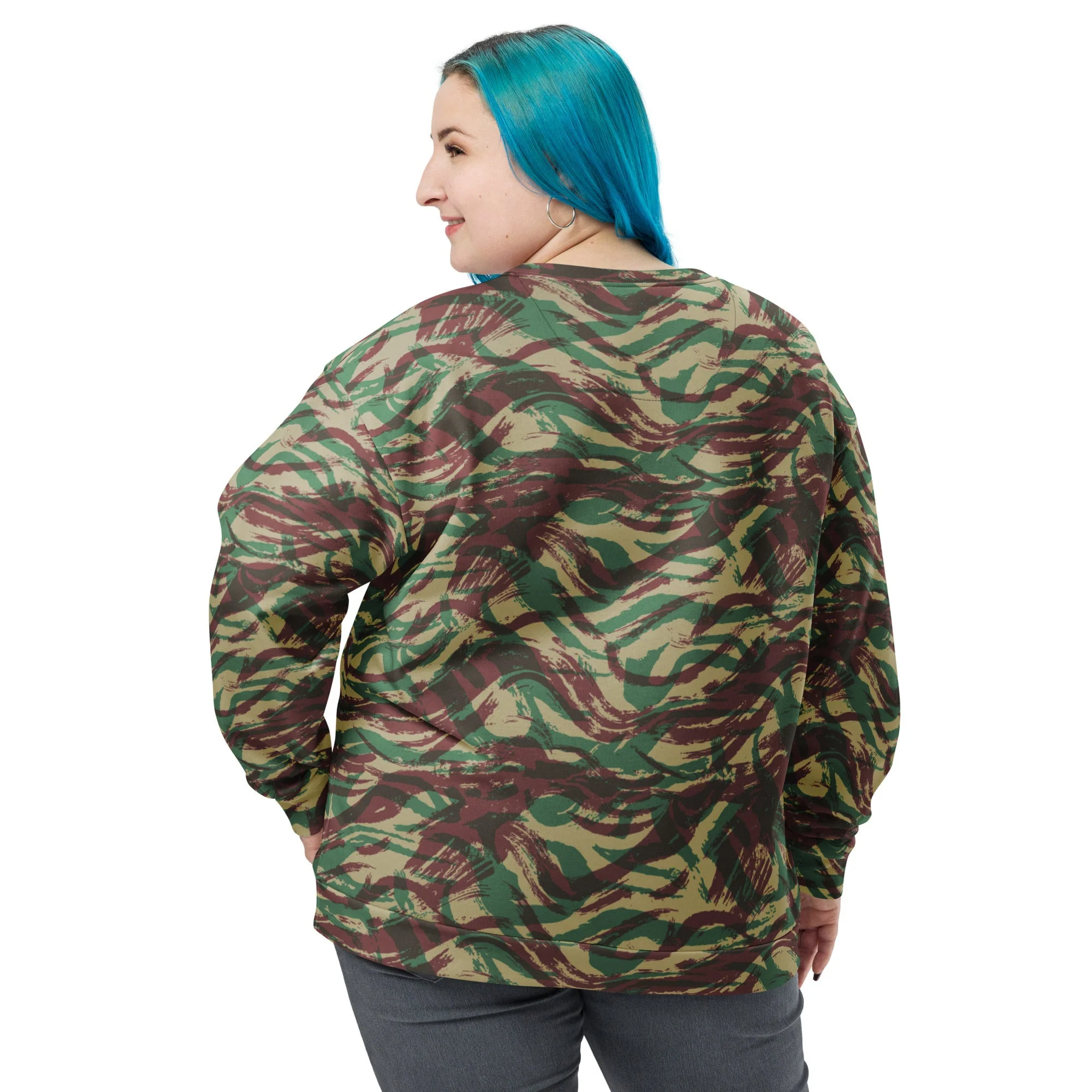 French Lizard D Algerian War CAMO Unisex Sweatshirt - Image 13
