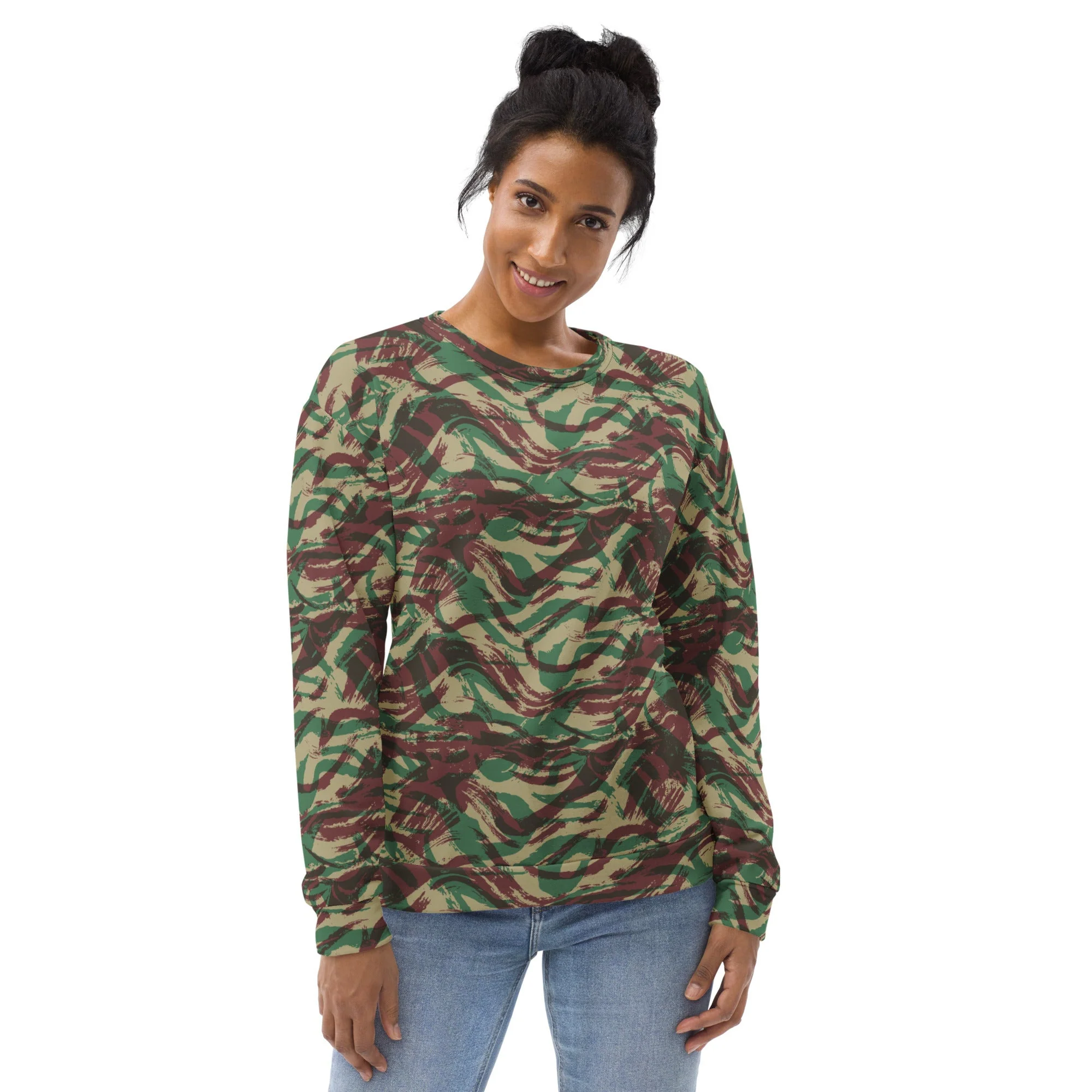 French Lizard D Algerian War CAMO Unisex Sweatshirt - Image 8