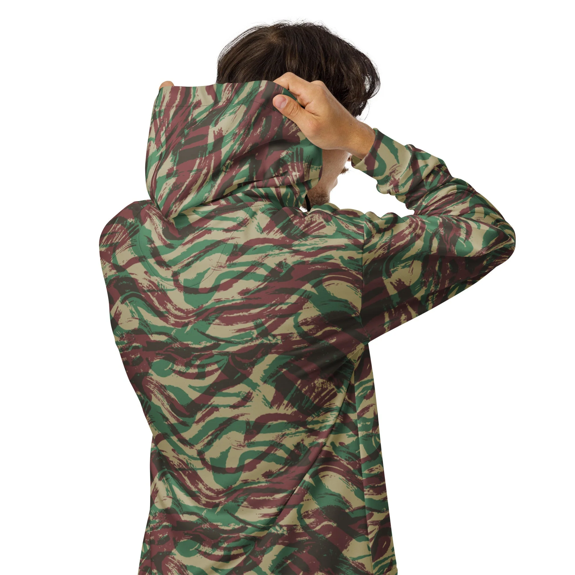 French Lizard D Algerian War CAMO Unisex Zip Hoodie - Image 13
