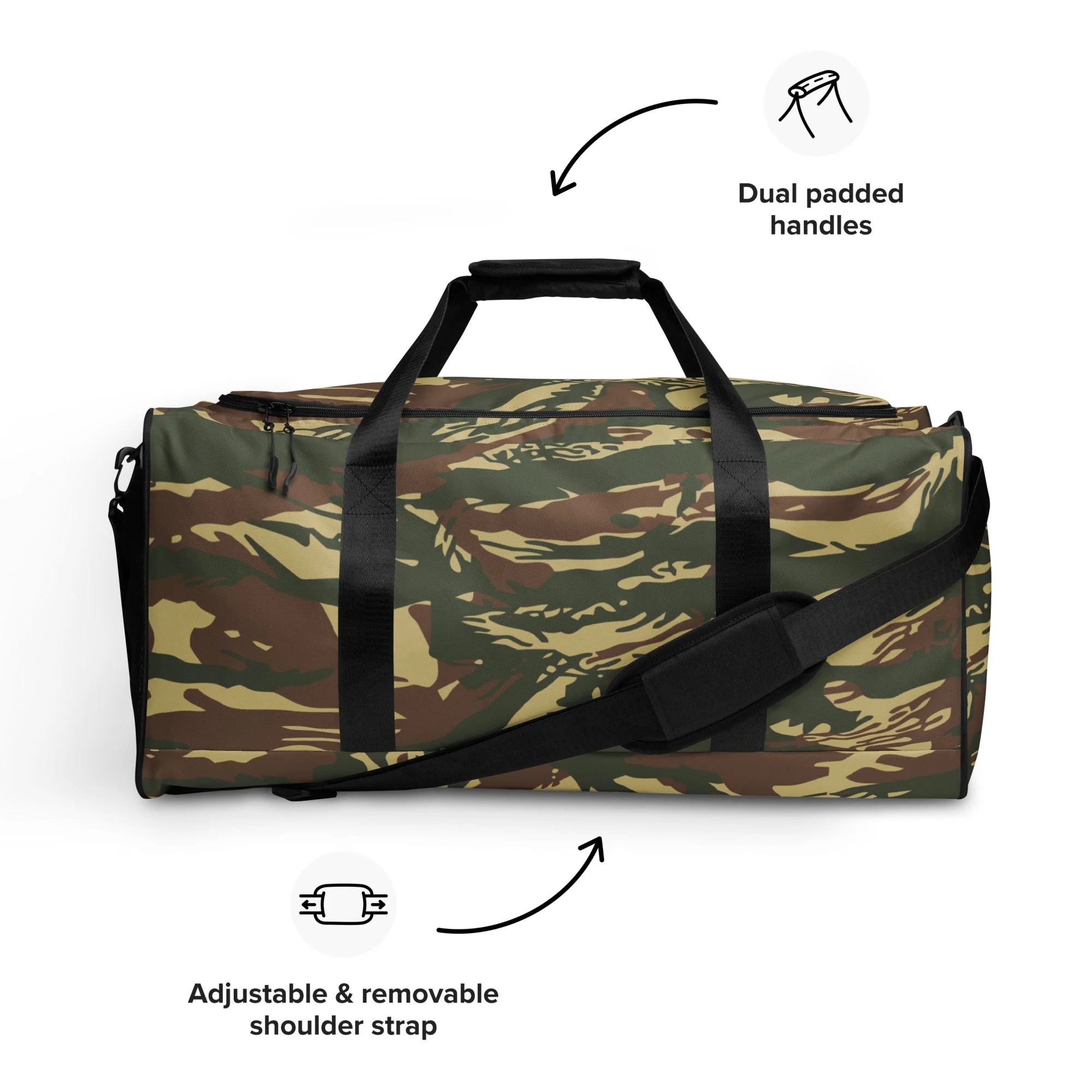 Greek Lizard Navy Special Warfare CAMO Duffle Bag - Image 3