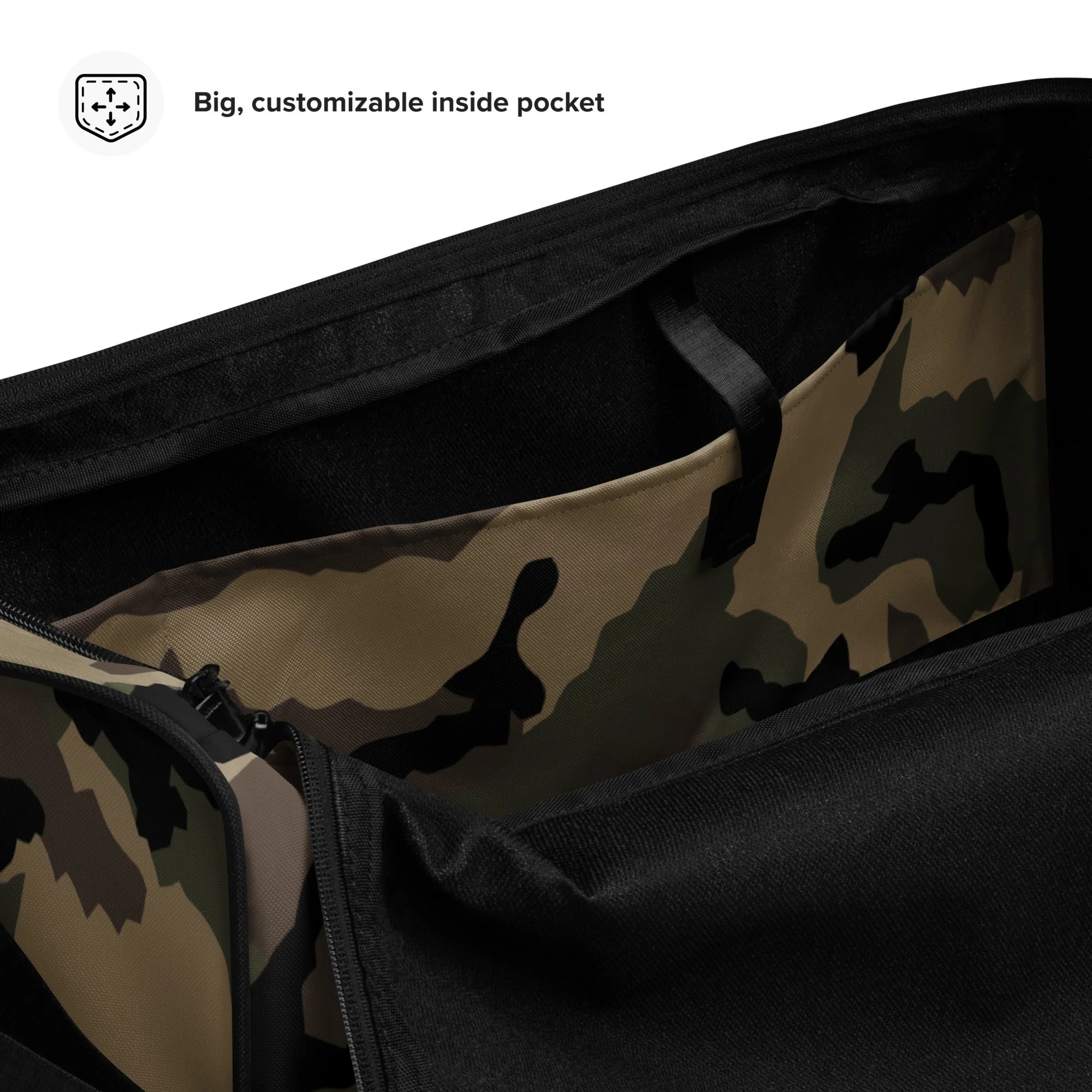 French CCE Woodland CAMO Duffle Bag - Image 3