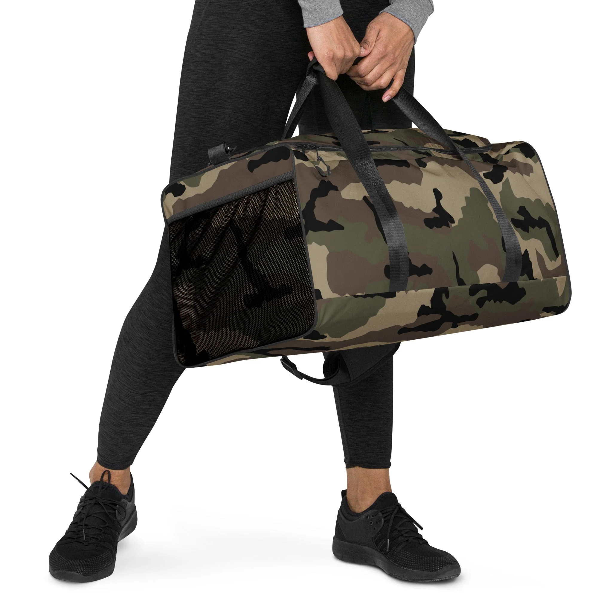 French CCE Woodland CAMO Duffle Bag - Image 4