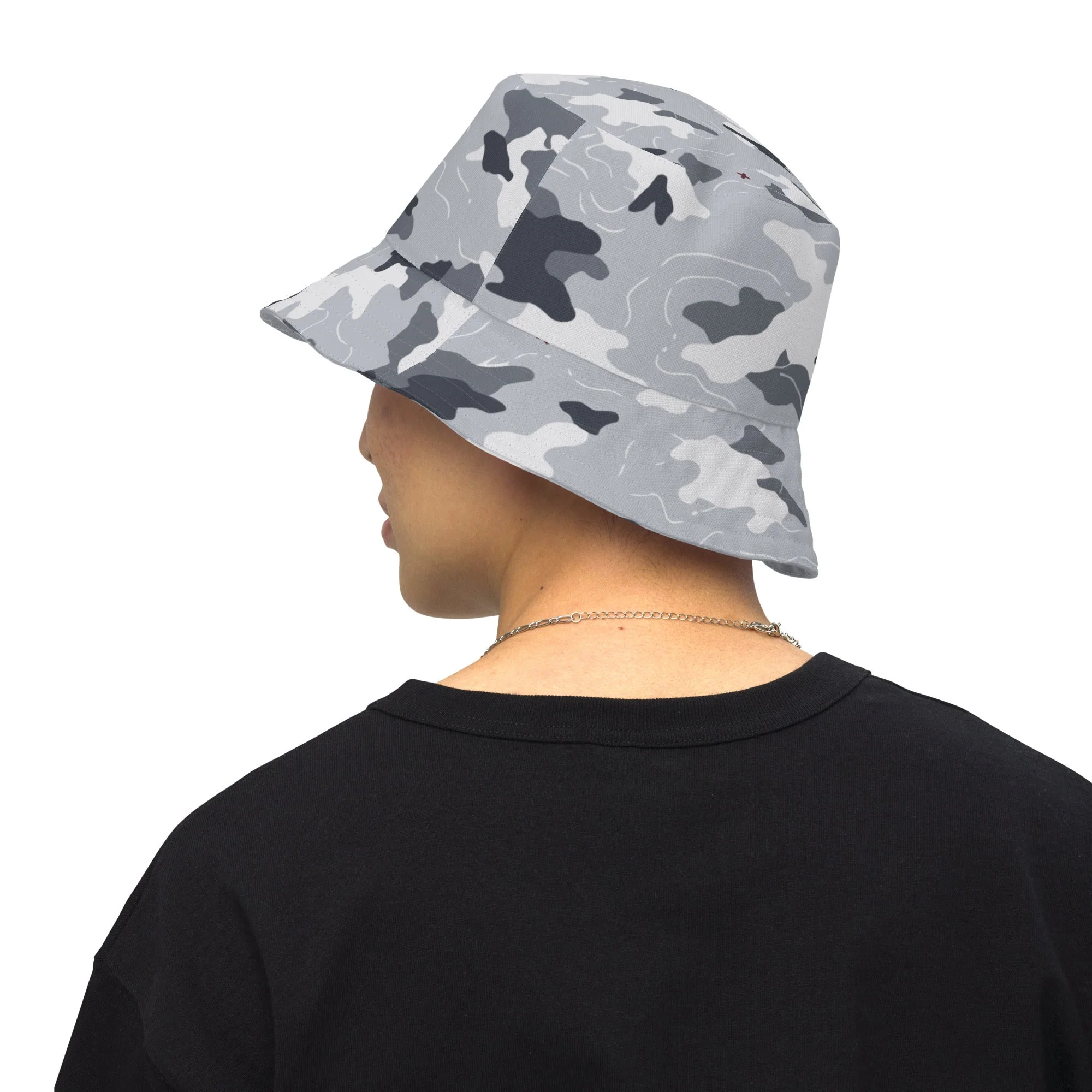 Frozen Tundra Topo CAMO Reversible Bucket Hat - Image 6