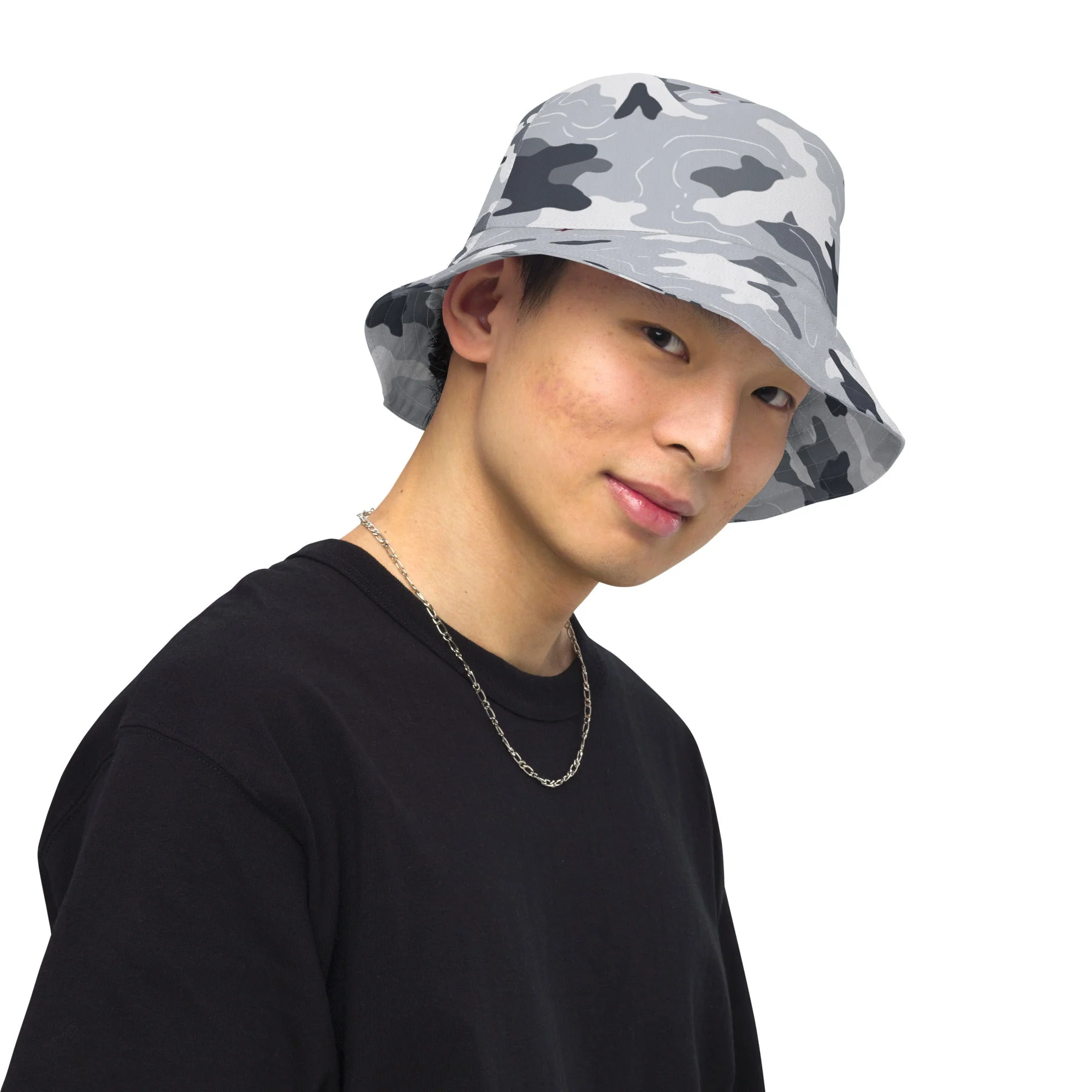 Frozen Tundra Topo CAMO Reversible Bucket Hat - Image 9