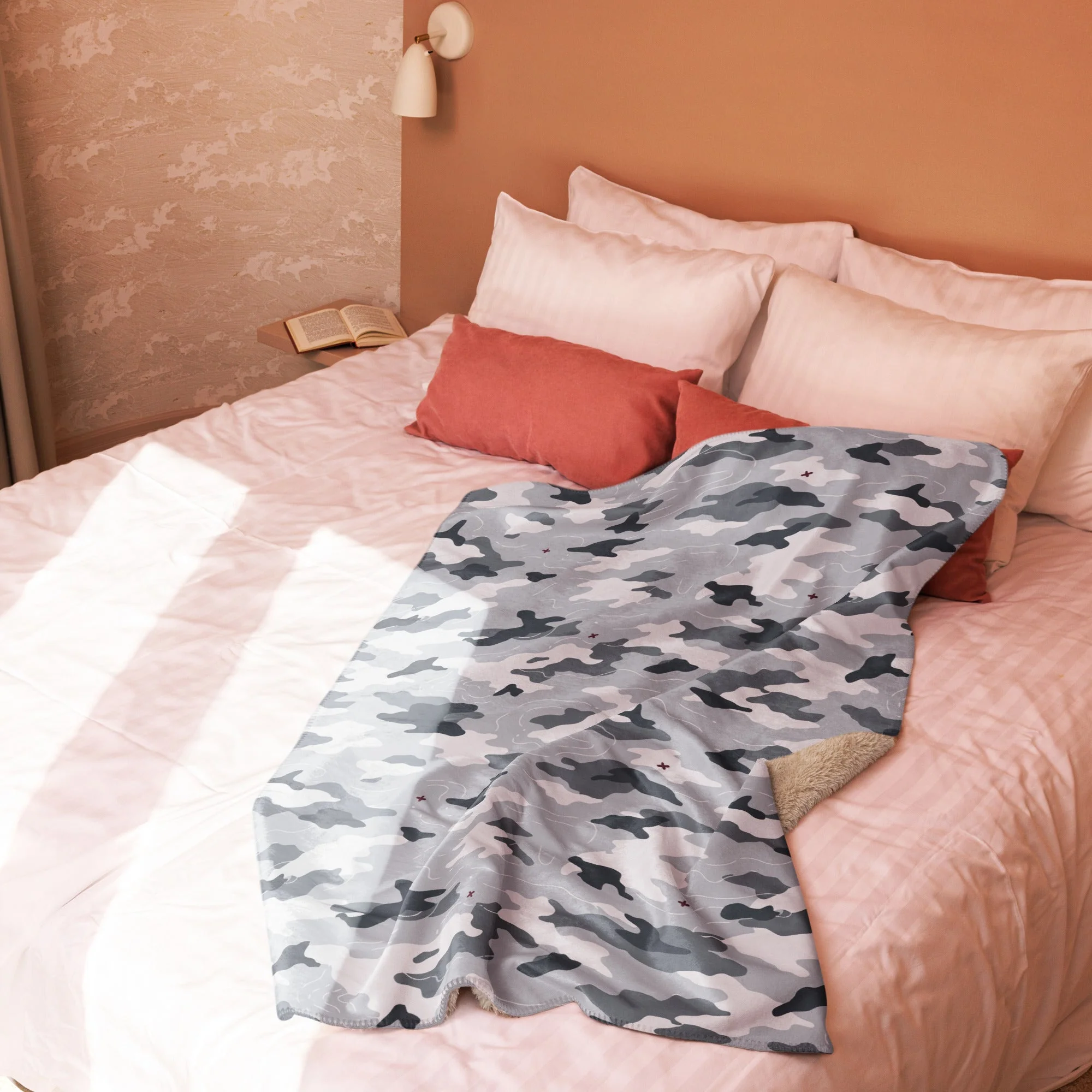 Frozen Tundra Topo CAMO Sherpa Blanket - Image 5