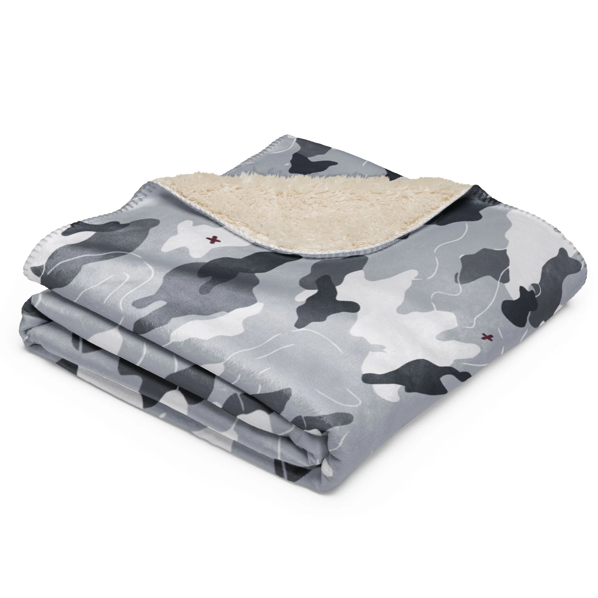 Frozen Tundra Topo CAMO Sherpa Blanket - Image 6