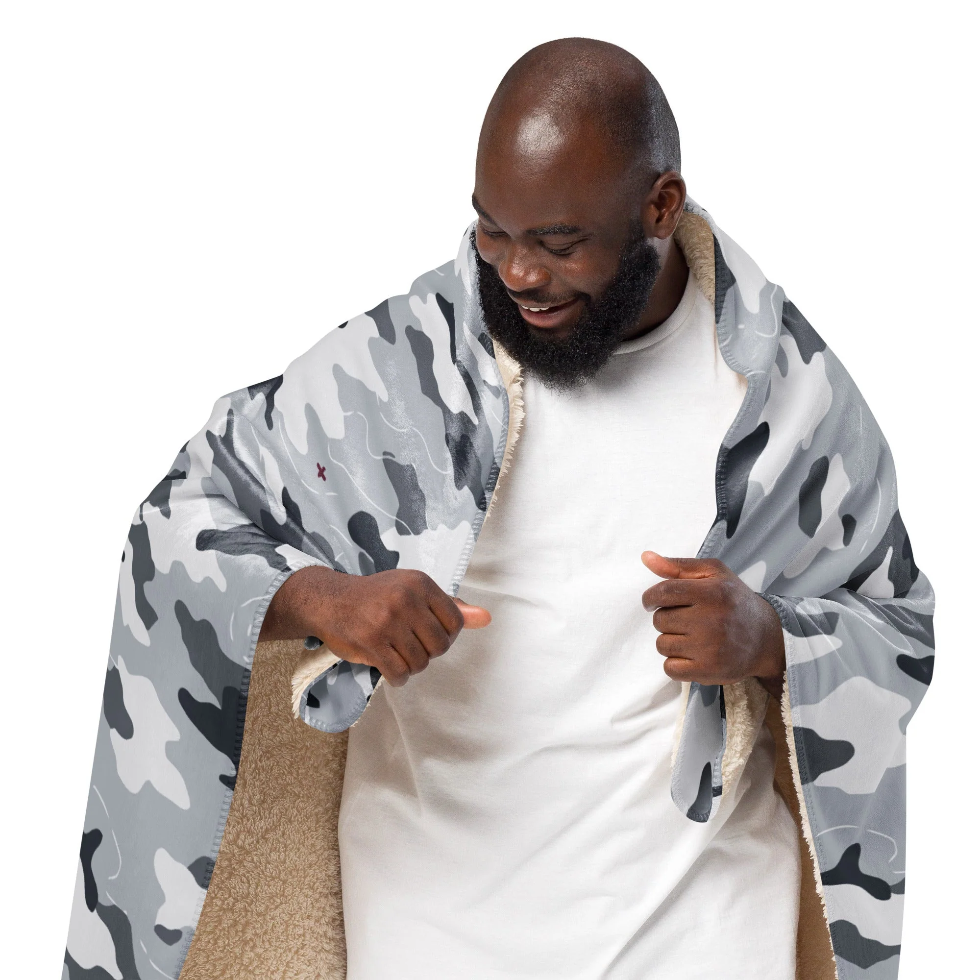 Frozen Tundra Topo CAMO Sherpa Blanket - Image 7