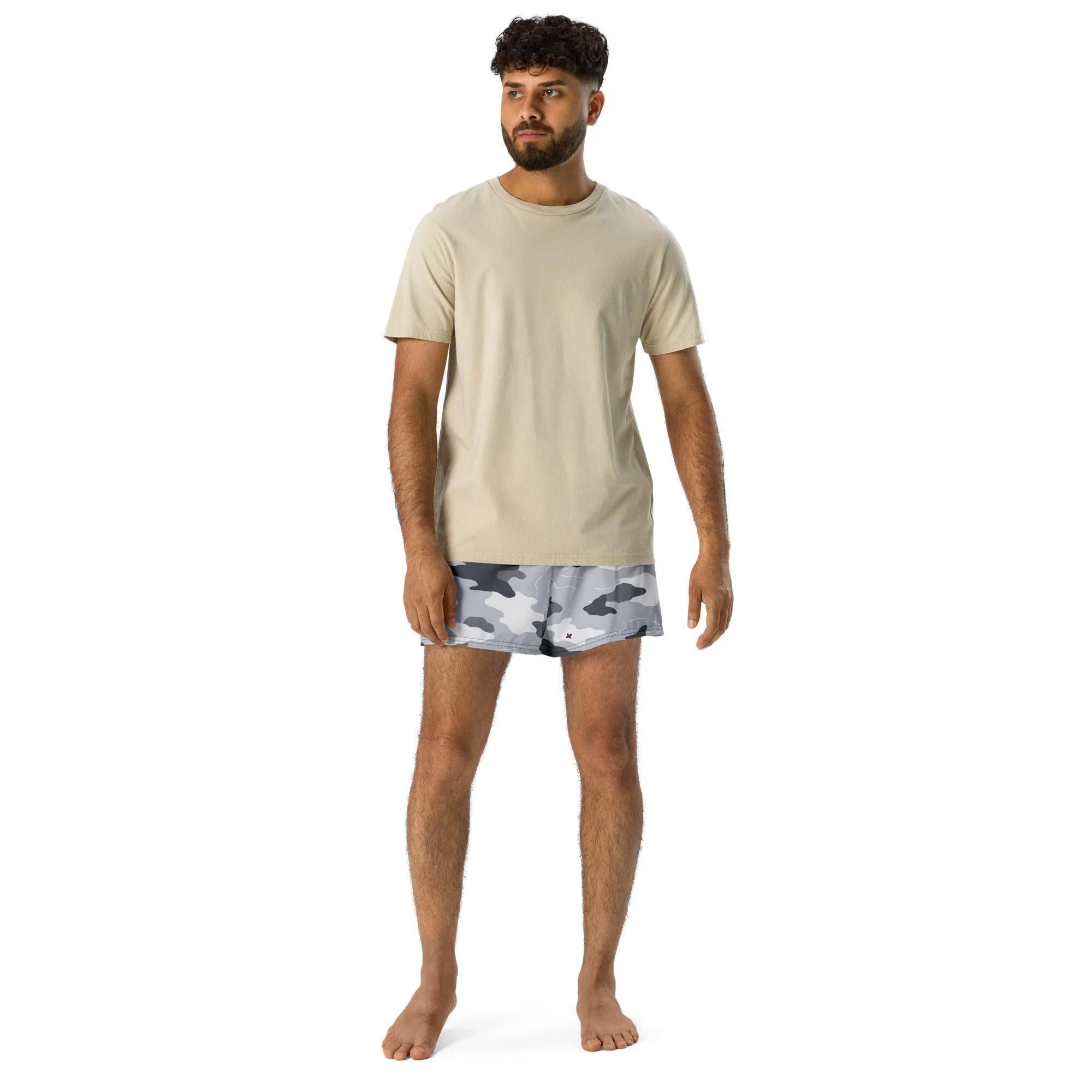 Frozen Tundra Topo CAMO Unisex Athletic Shorts - Image 7